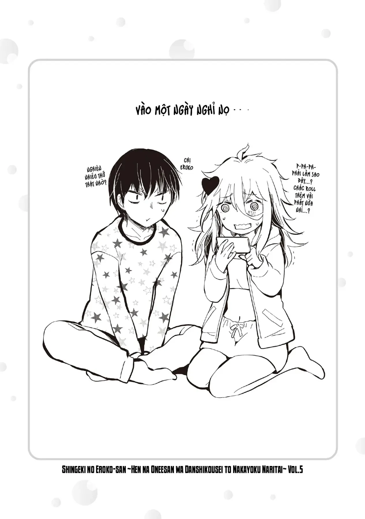 Shingeki No Eroko-San: Hen Na Oneesan Wa Danshi Kousei To Nakayoku Naritai Chapter 35.5 - Trang 14