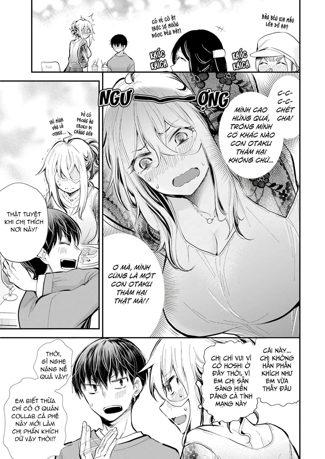 Shingeki No Eroko-San: Hen Na Oneesan Wa Danshi Kousei To Nakayoku Naritai Chapter 35 - Trang 8