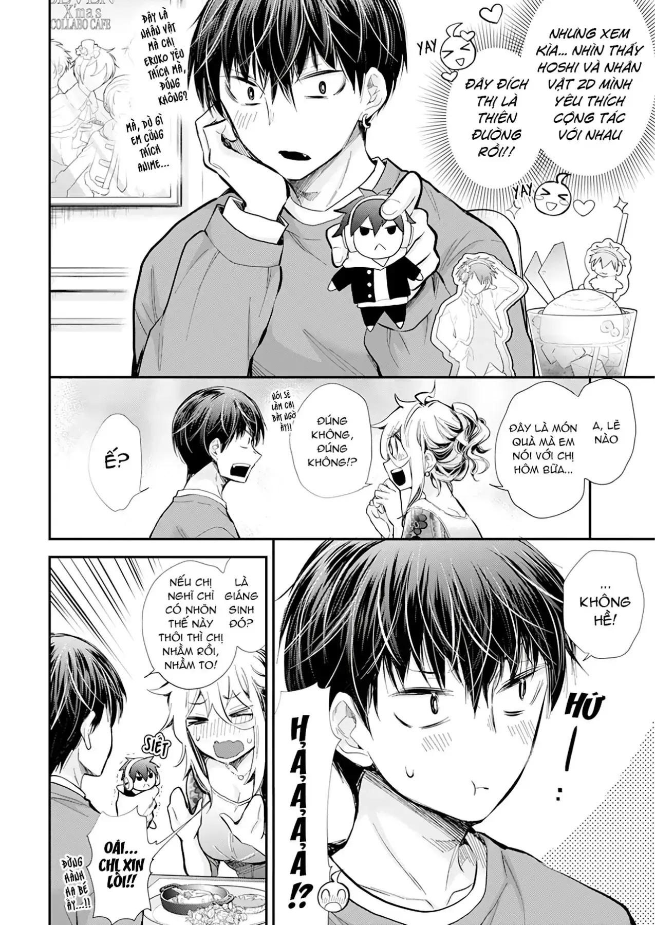 Shingeki No Eroko-San: Hen Na Oneesan Wa Danshi Kousei To Nakayoku Naritai Chapter 35 - Trang 9