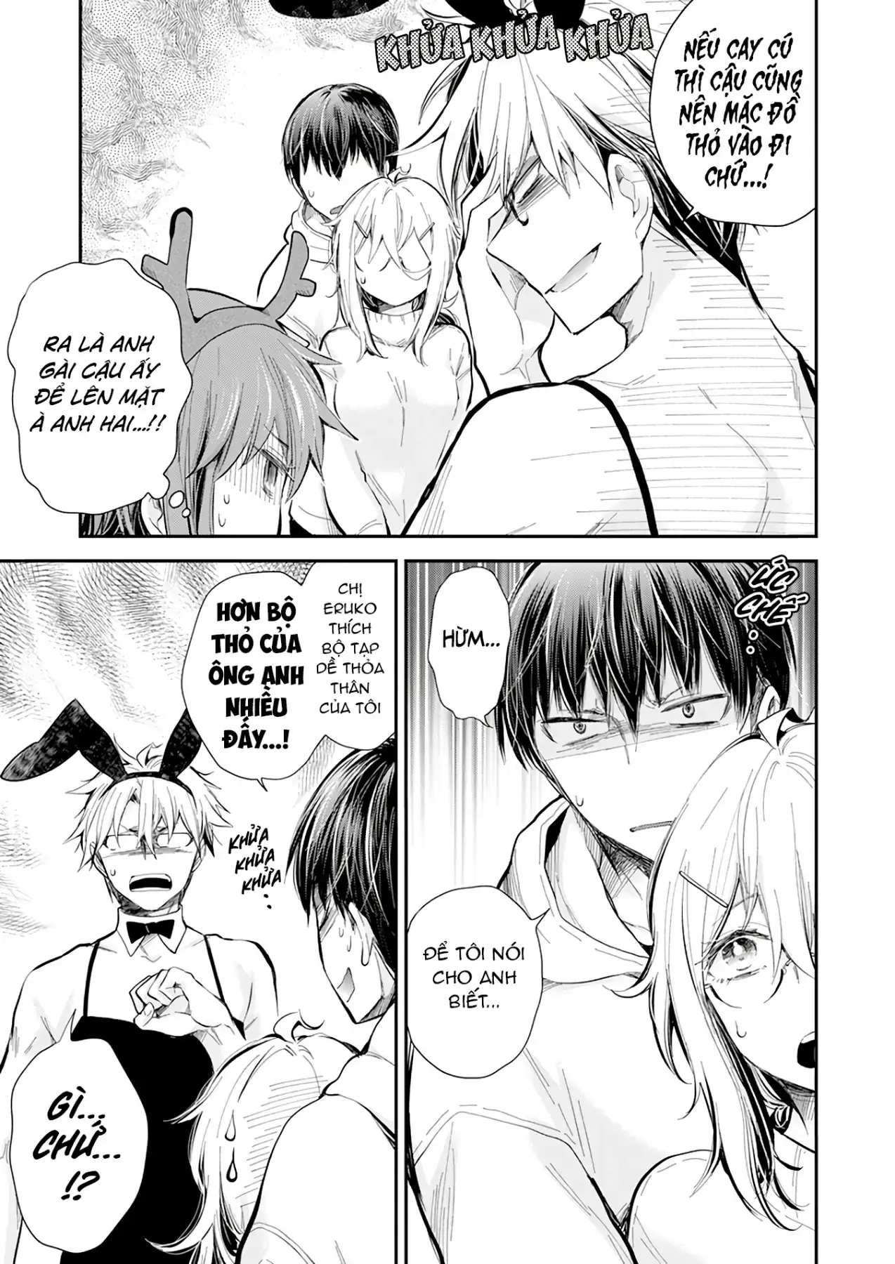 Shingeki No Eroko-San: Hen Na Oneesan Wa Danshi Kousei To Nakayoku Naritai Chapter 36 - Trang 17