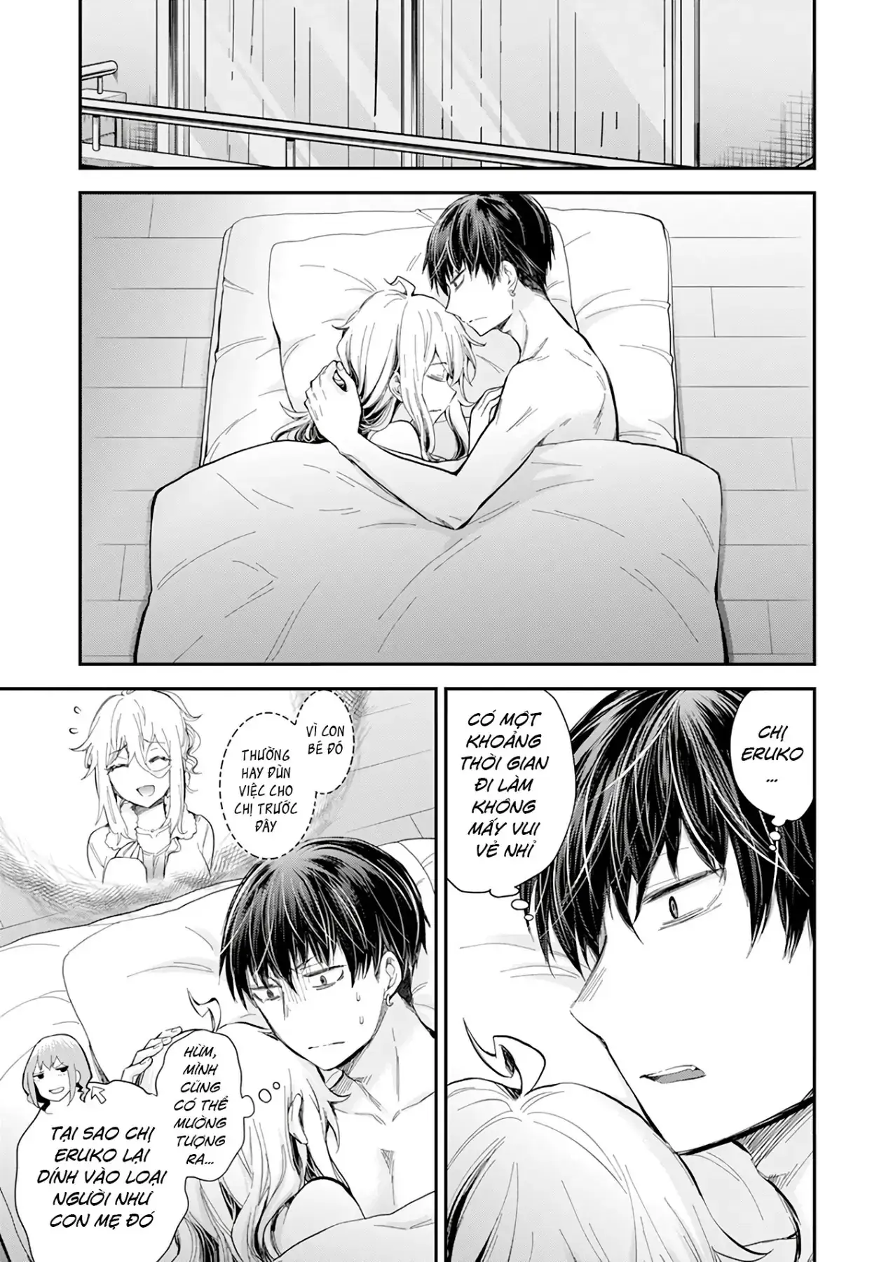 Shingeki No Eroko-San: Hen Na Oneesan Wa Danshi Kousei To Nakayoku Naritai Chapter 36 - Trang 9