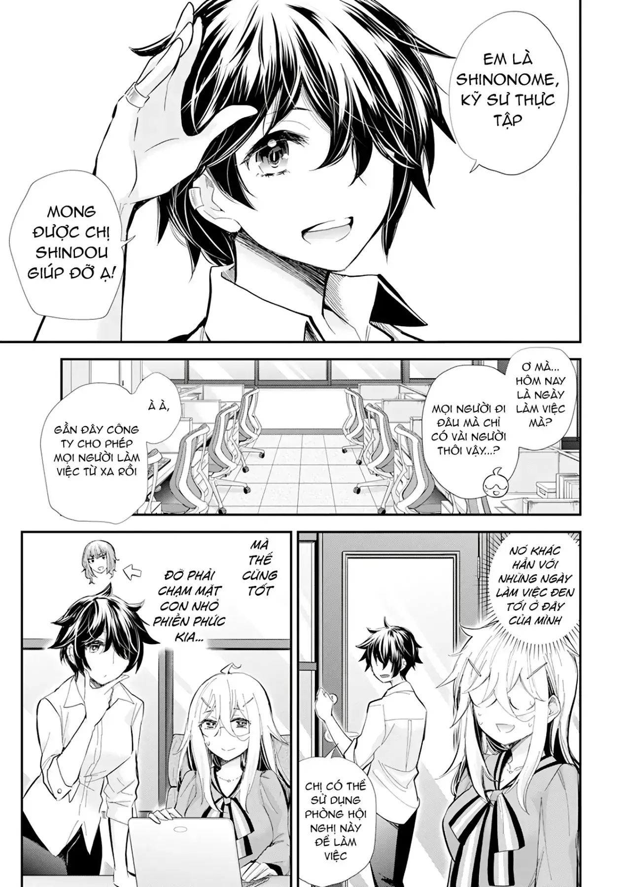 Shingeki No Eroko-San: Hen Na Oneesan Wa Danshi Kousei To Nakayoku Naritai Chapter 37 - Trang 10