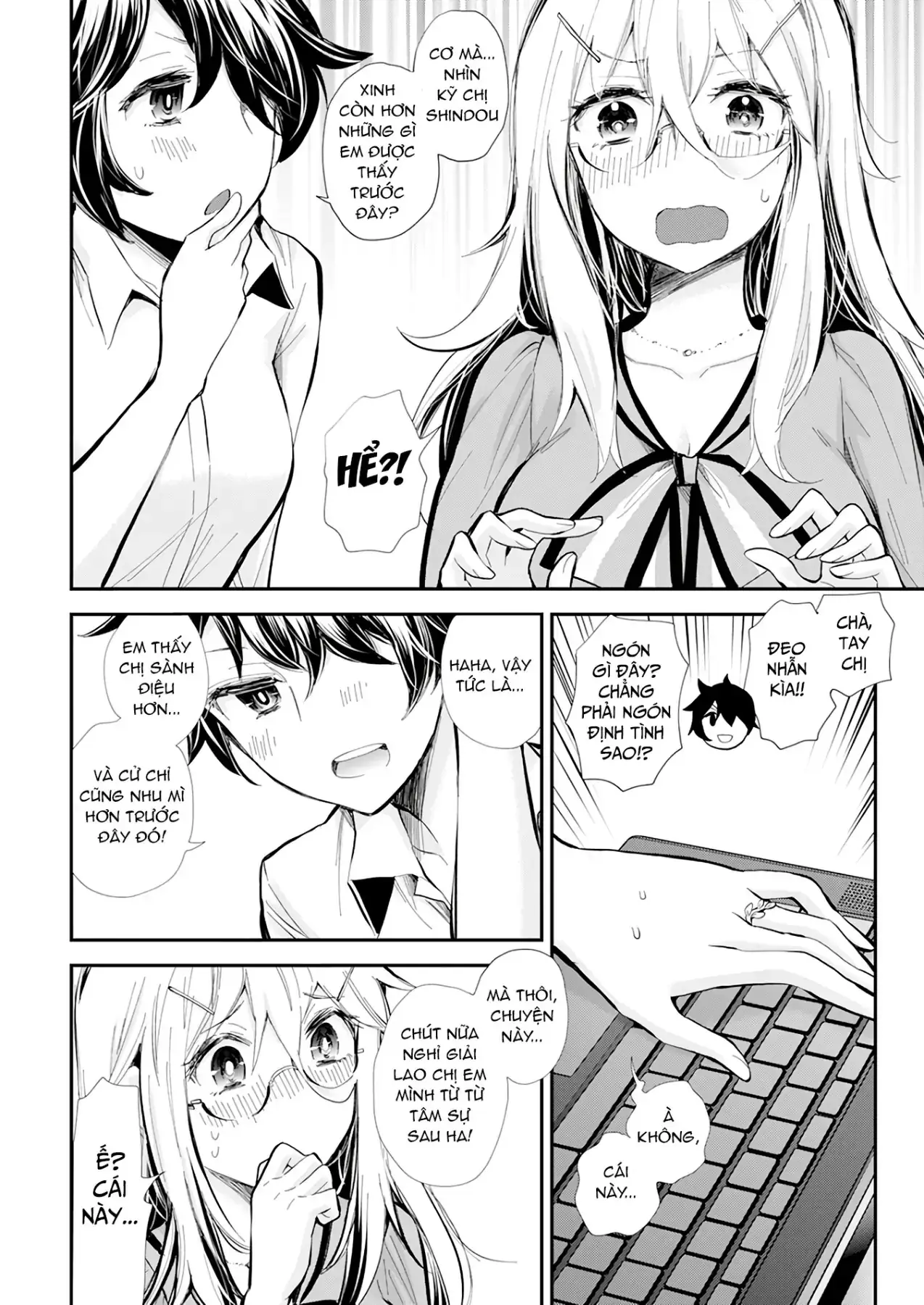Shingeki No Eroko-San: Hen Na Oneesan Wa Danshi Kousei To Nakayoku Naritai Chapter 37 - Trang 13