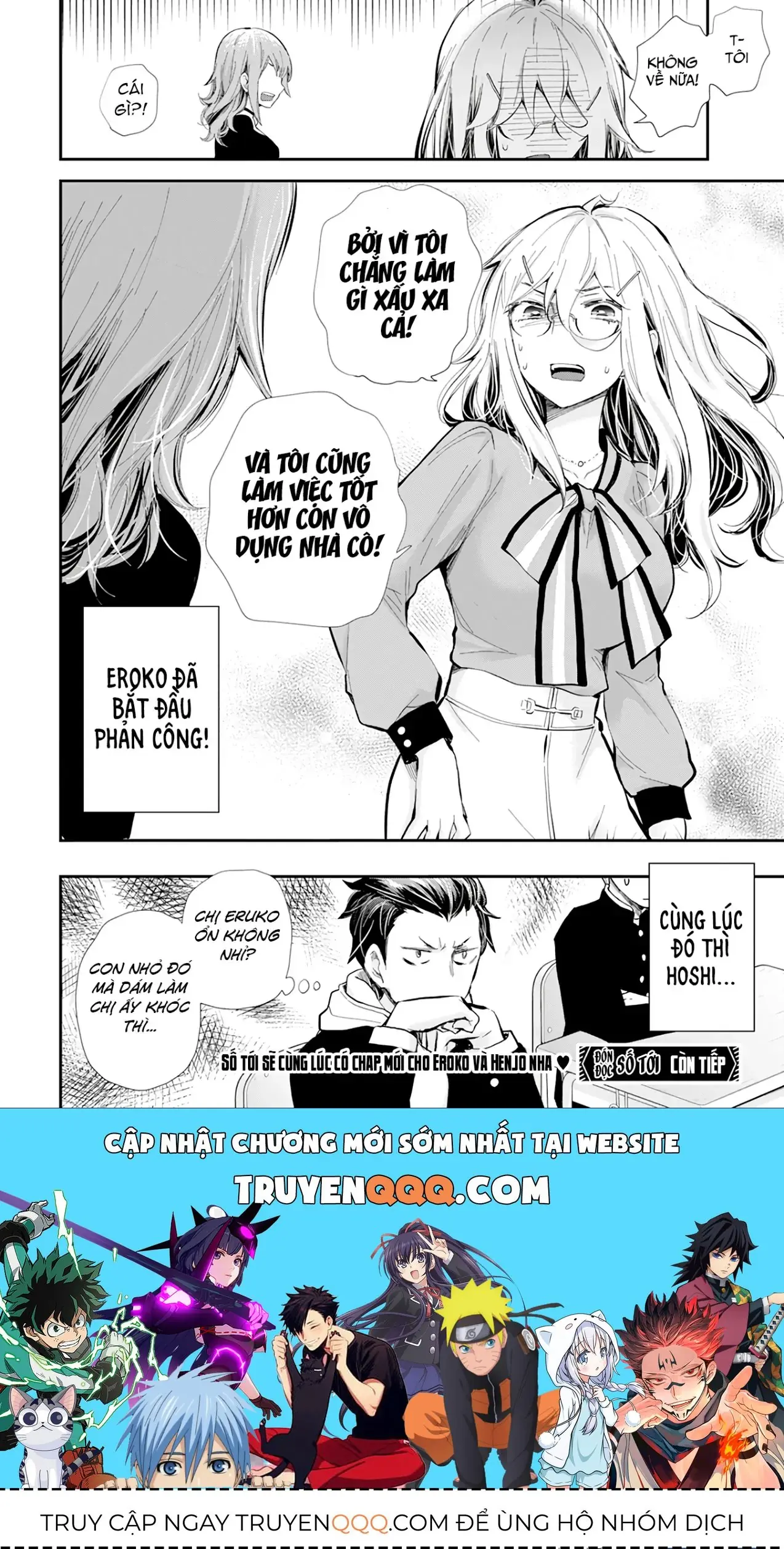 Shingeki No Eroko-San: Hen Na Oneesan Wa Danshi Kousei To Nakayoku Naritai Chapter 37 - Trang 21