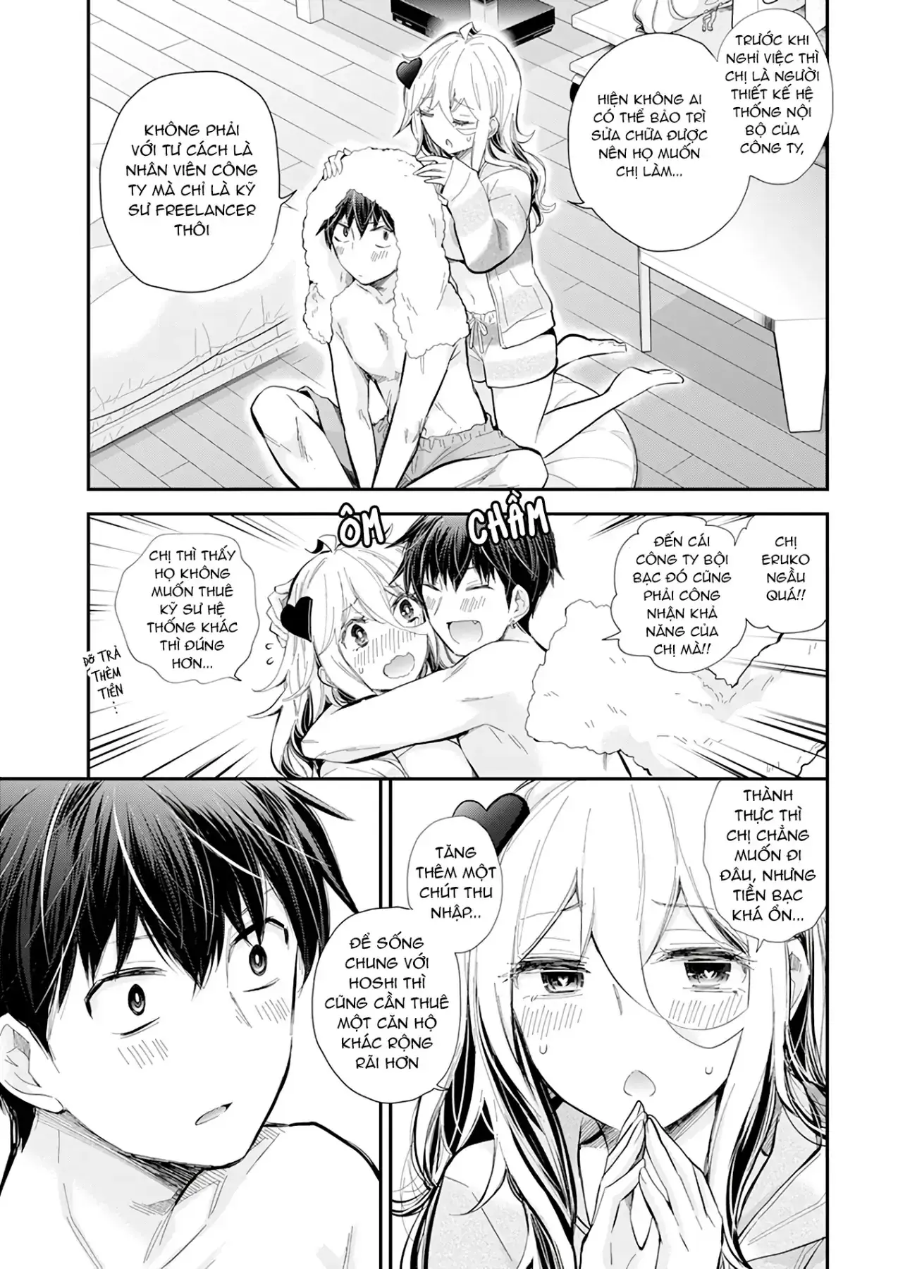 Shingeki No Eroko-San: Hen Na Oneesan Wa Danshi Kousei To Nakayoku Naritai Chapter 37 - Trang 4