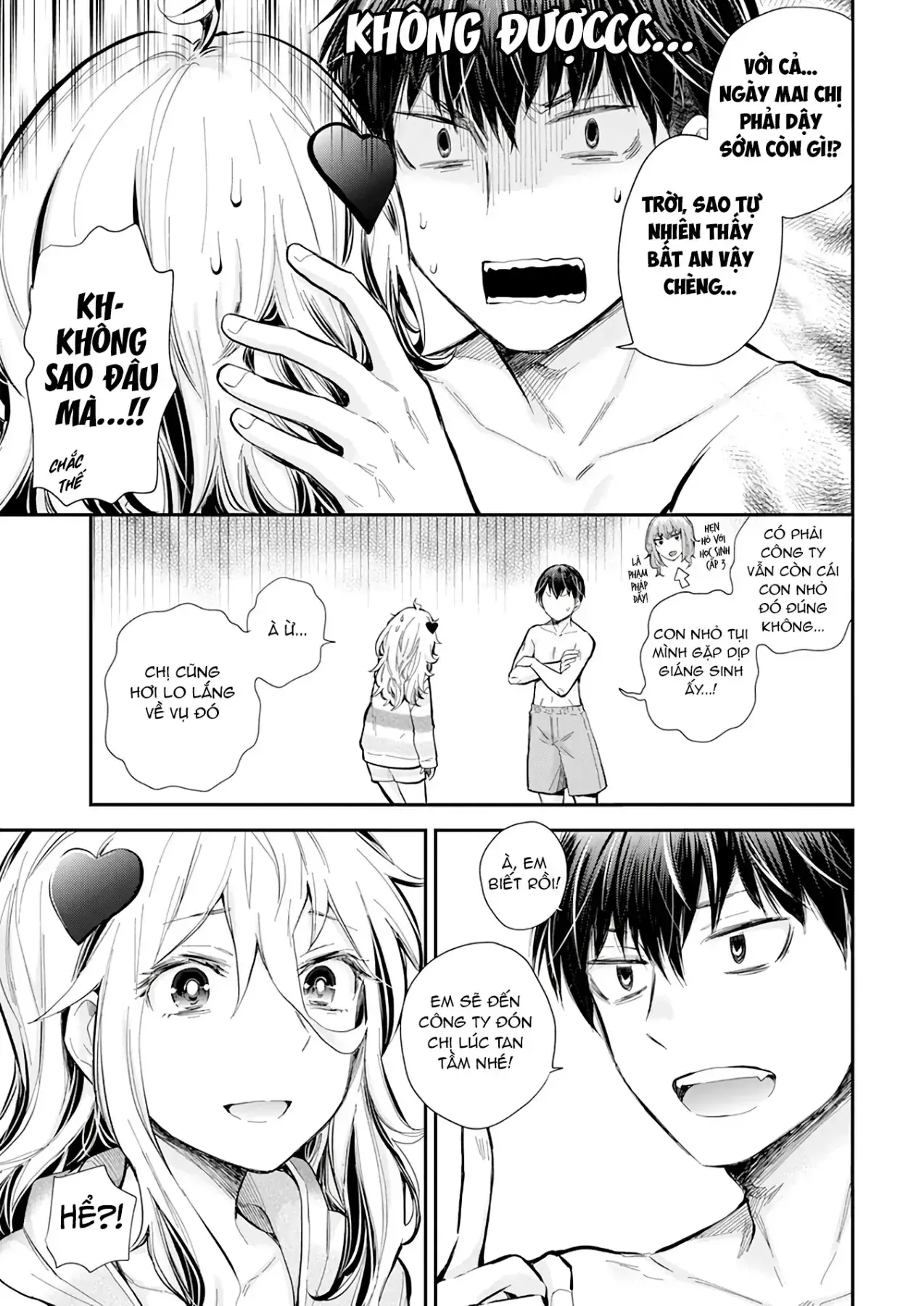 Shingeki No Eroko-San: Hen Na Oneesan Wa Danshi Kousei To Nakayoku Naritai Chapter 37 - Trang 6