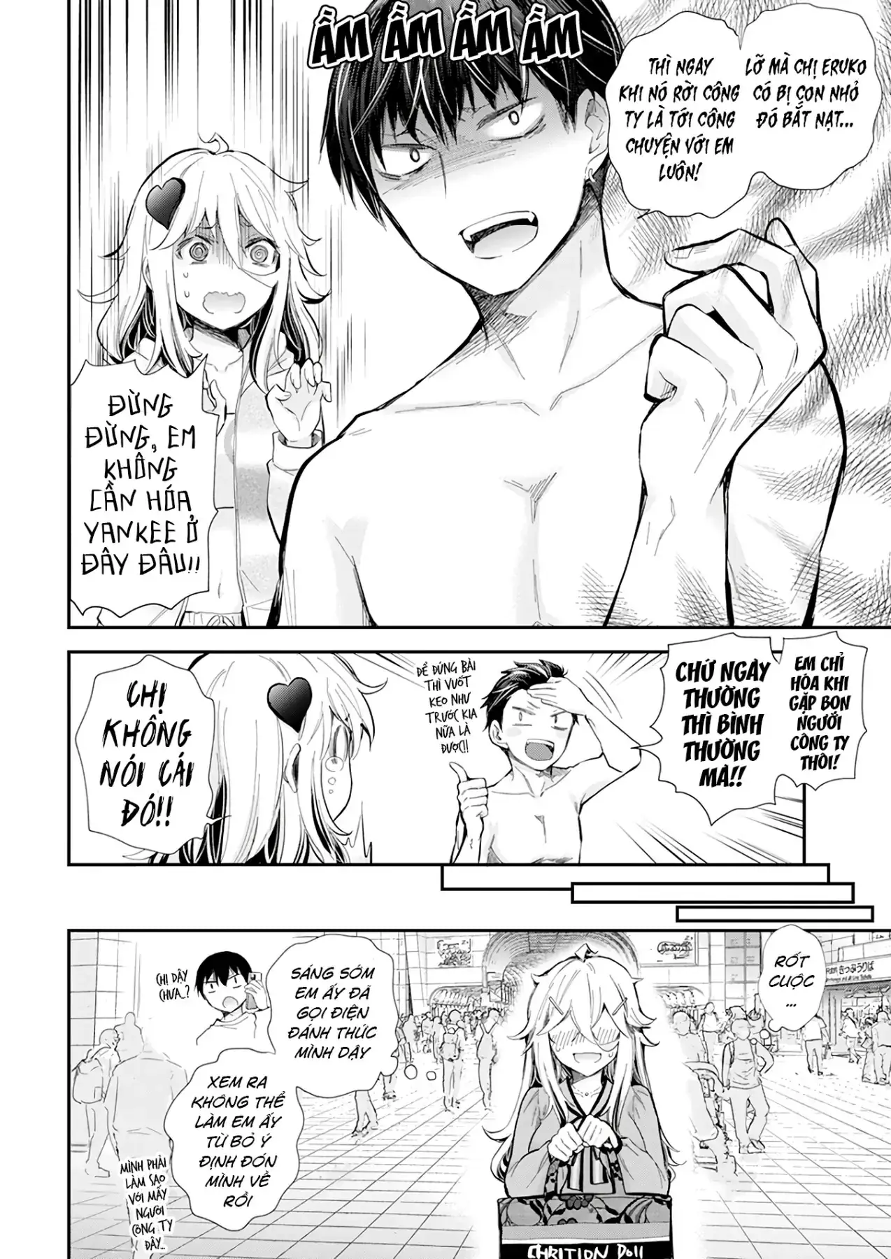 Shingeki No Eroko-San: Hen Na Oneesan Wa Danshi Kousei To Nakayoku Naritai Chapter 37 - Trang 7