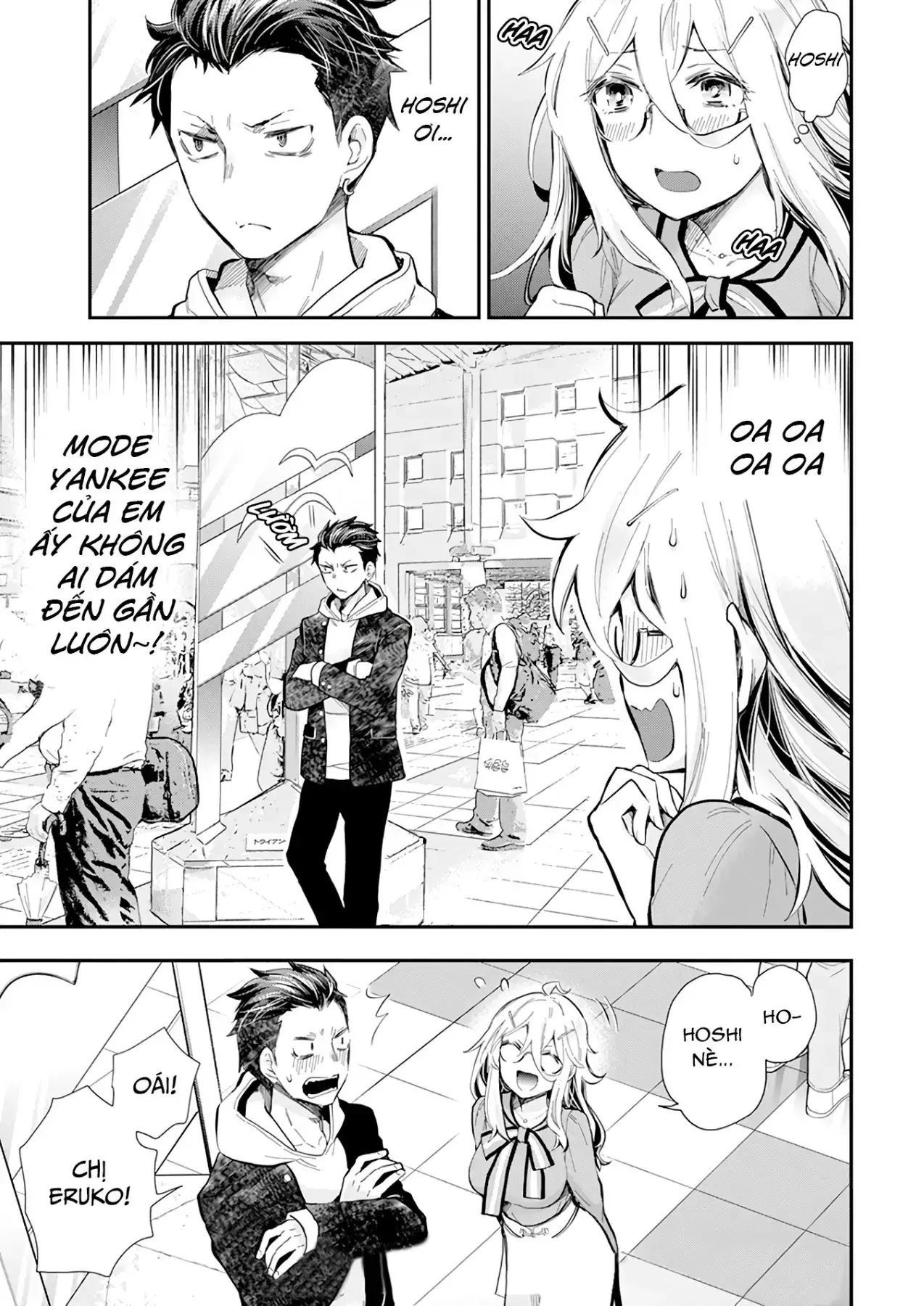 Shingeki No Eroko-San: Hen Na Oneesan Wa Danshi Kousei To Nakayoku Naritai Chapter 38 - Trang 12
