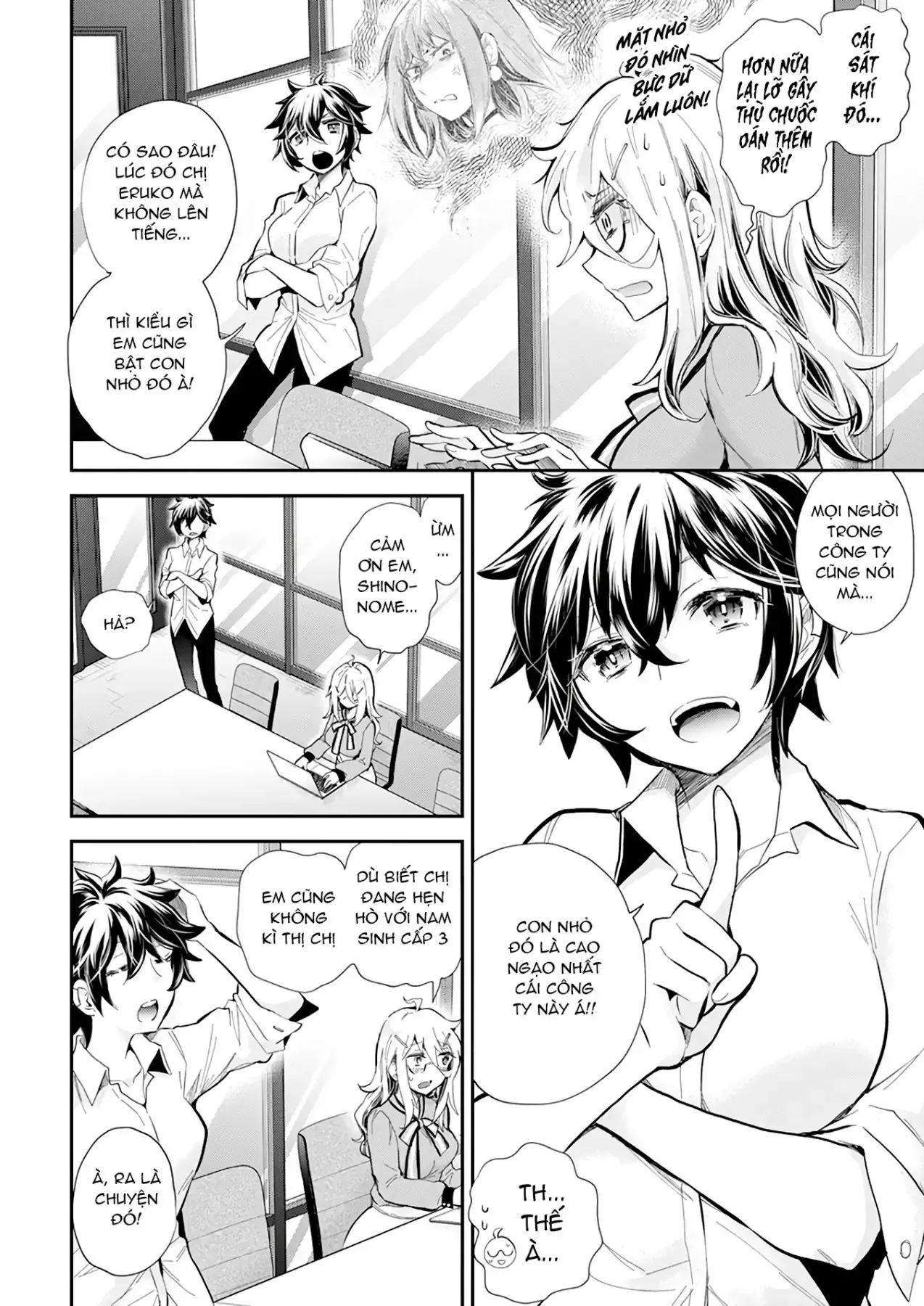 Shingeki No Eroko-San: Hen Na Oneesan Wa Danshi Kousei To Nakayoku Naritai Chapter 38 - Trang 7