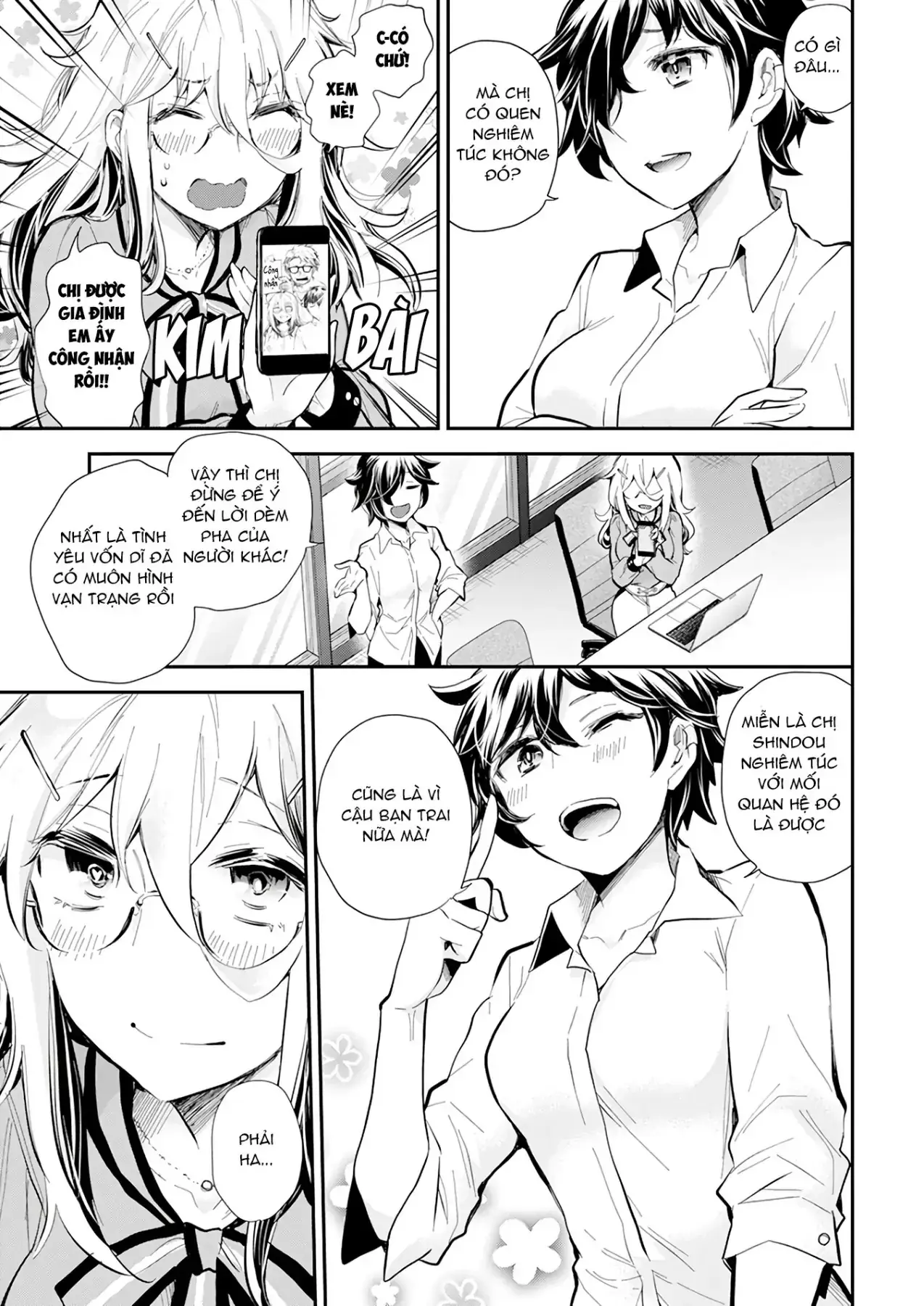 Shingeki No Eroko-San: Hen Na Oneesan Wa Danshi Kousei To Nakayoku Naritai Chapter 38 - Trang 8