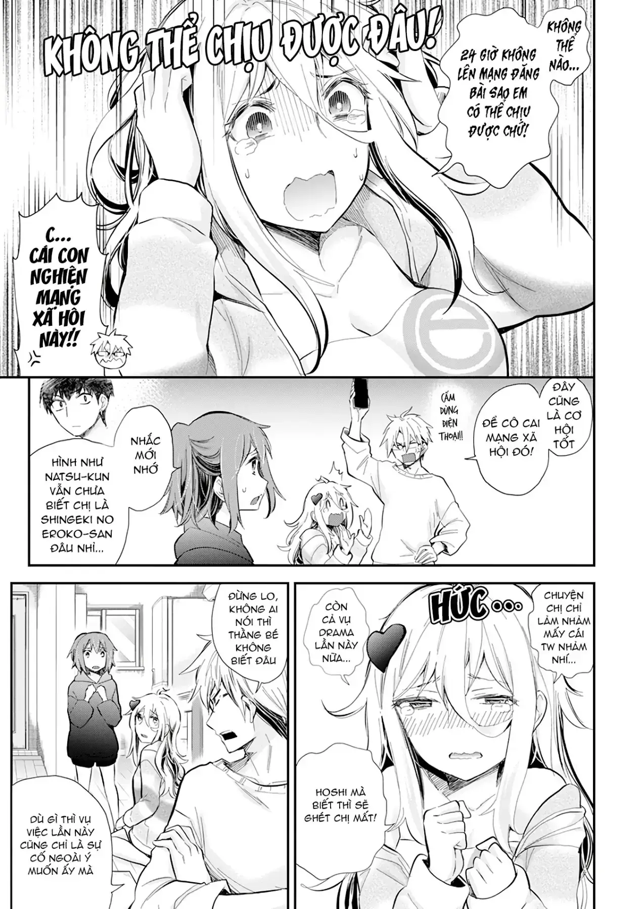Shingeki No Eroko-San: Hen Na Oneesan Wa Danshi Kousei To Nakayoku Naritai Chapter 39 - Trang 12