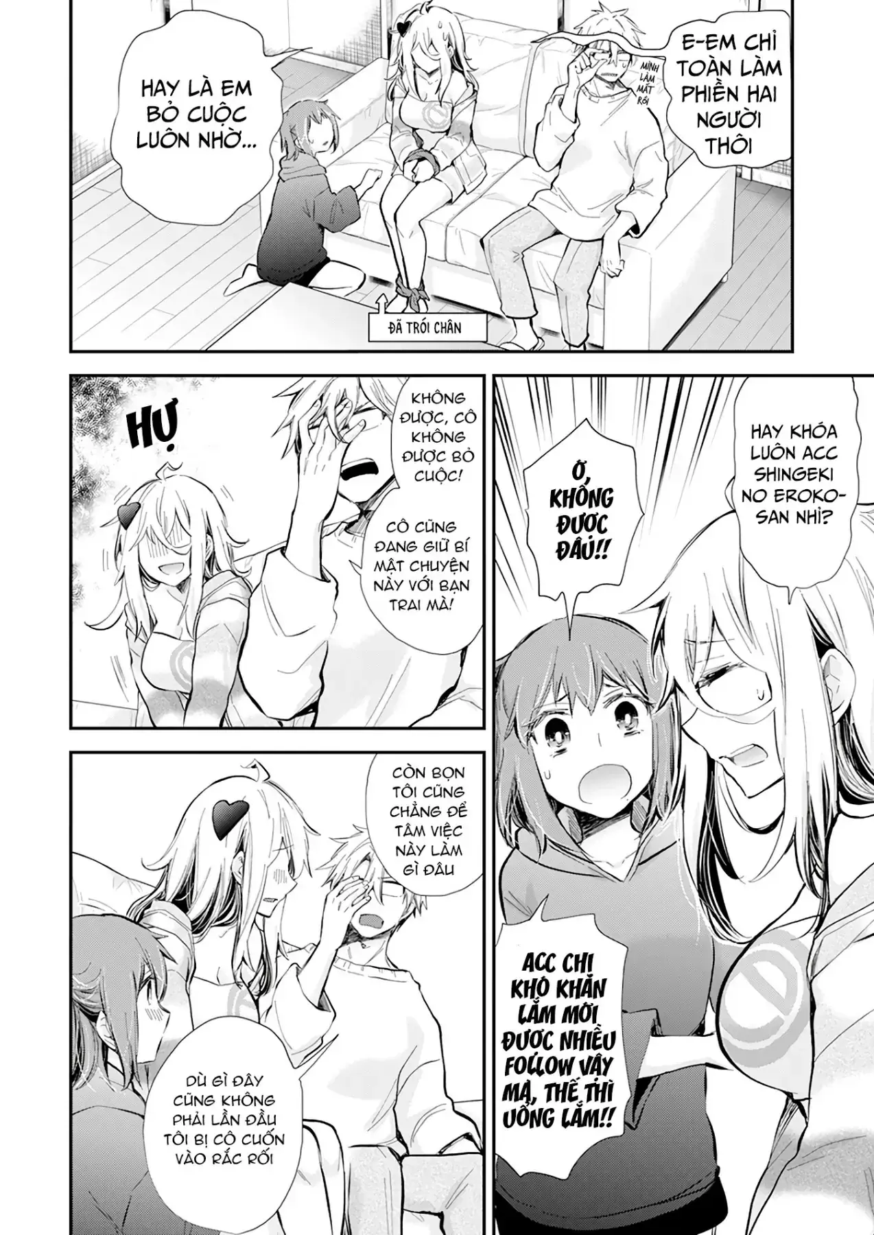 Shingeki No Eroko-San: Hen Na Oneesan Wa Danshi Kousei To Nakayoku Naritai Chapter 39 - Trang 17