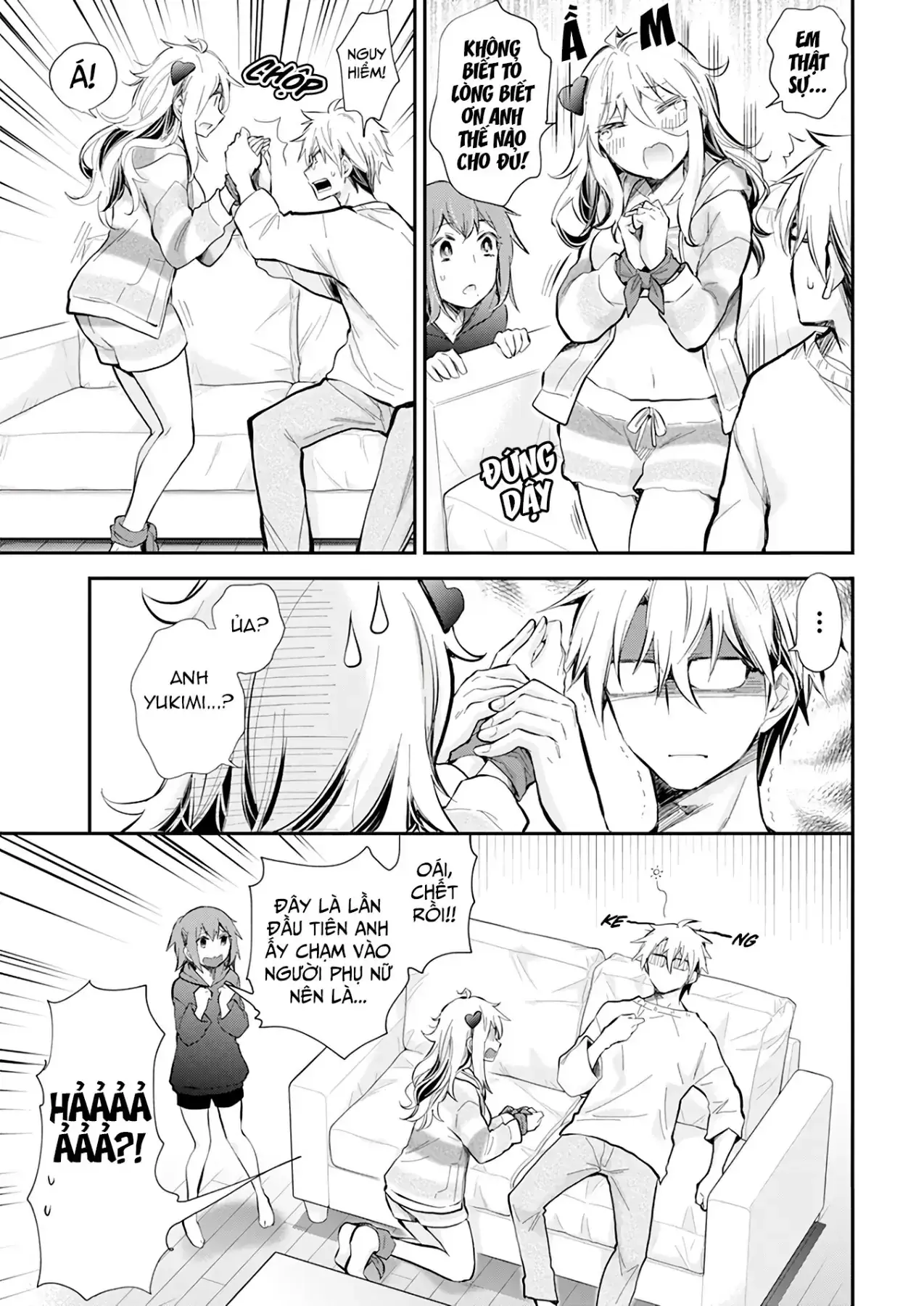 Shingeki No Eroko-San: Hen Na Oneesan Wa Danshi Kousei To Nakayoku Naritai Chapter 39 - Trang 18