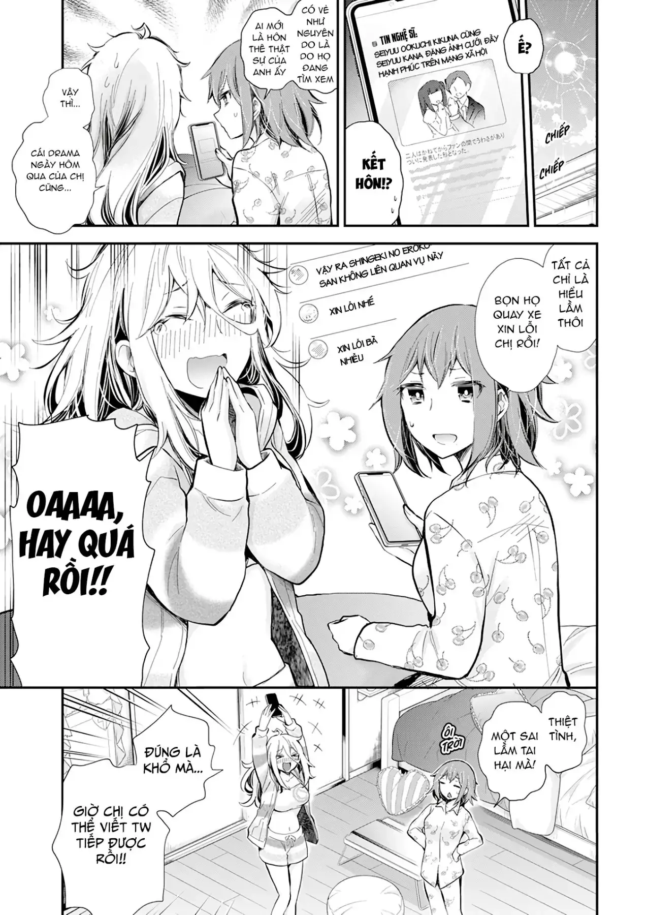 Shingeki No Eroko-San: Hen Na Oneesan Wa Danshi Kousei To Nakayoku Naritai Chapter 39 - Trang 20