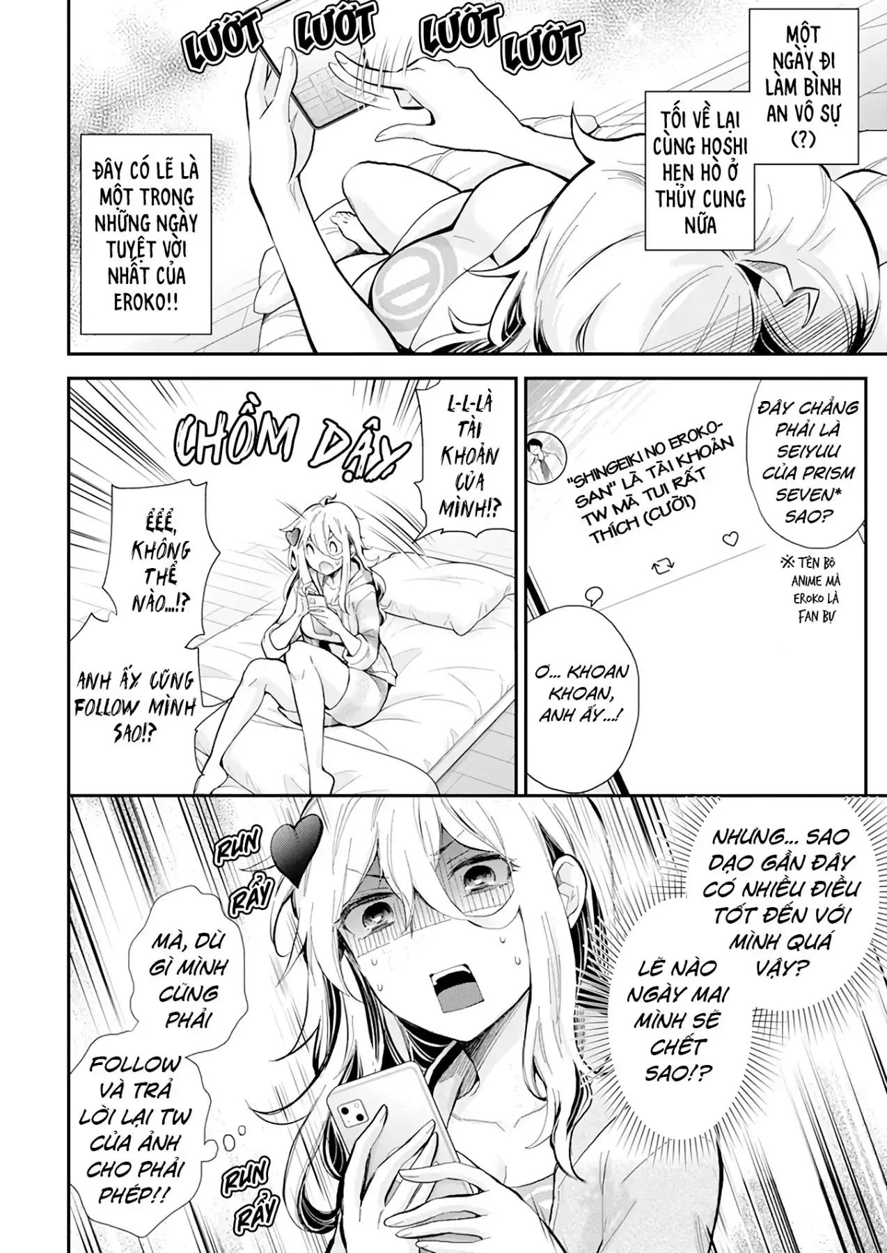 Shingeki No Eroko-San: Hen Na Oneesan Wa Danshi Kousei To Nakayoku Naritai Chapter 39 - Trang 3