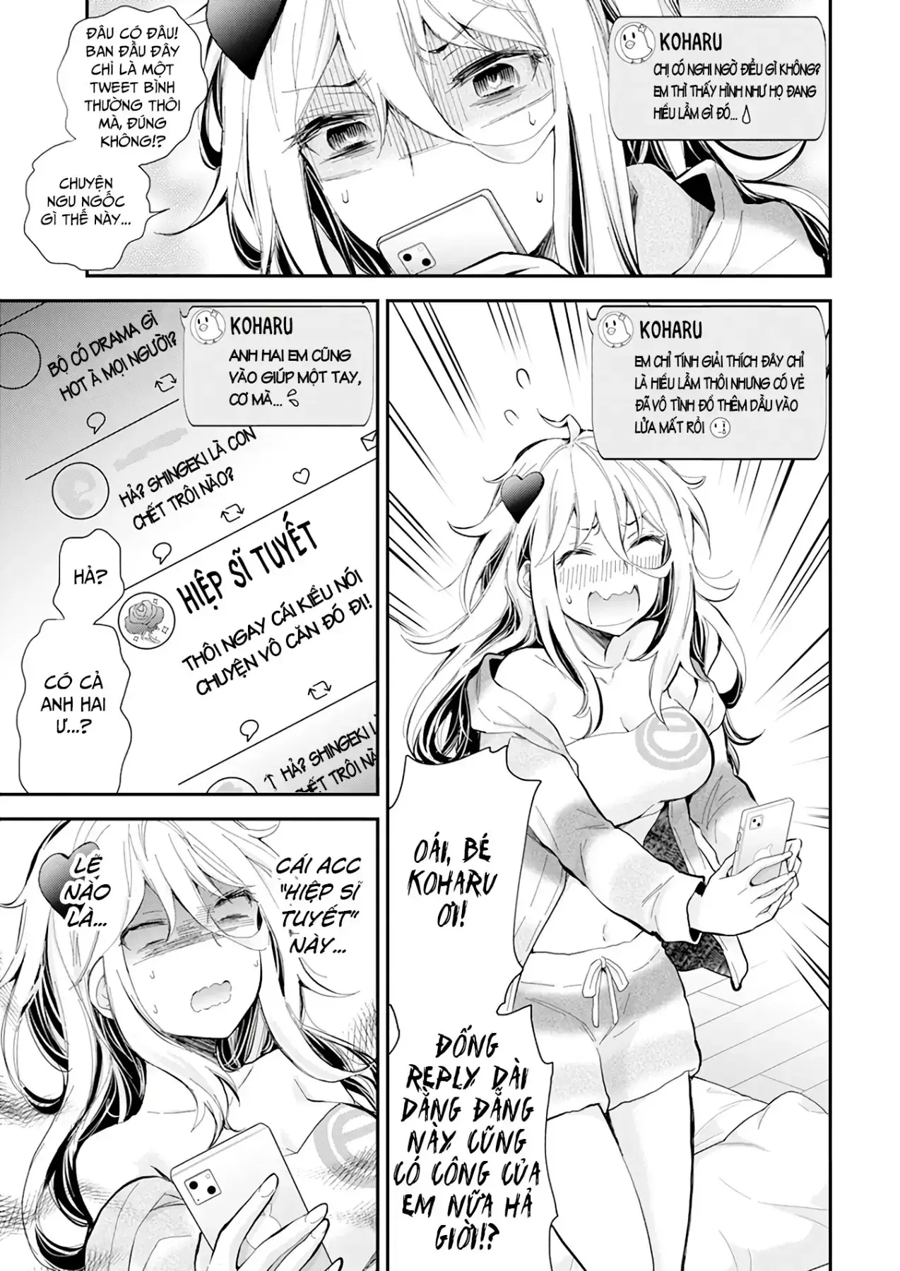 Shingeki No Eroko-San: Hen Na Oneesan Wa Danshi Kousei To Nakayoku Naritai Chapter 39 - Trang 6