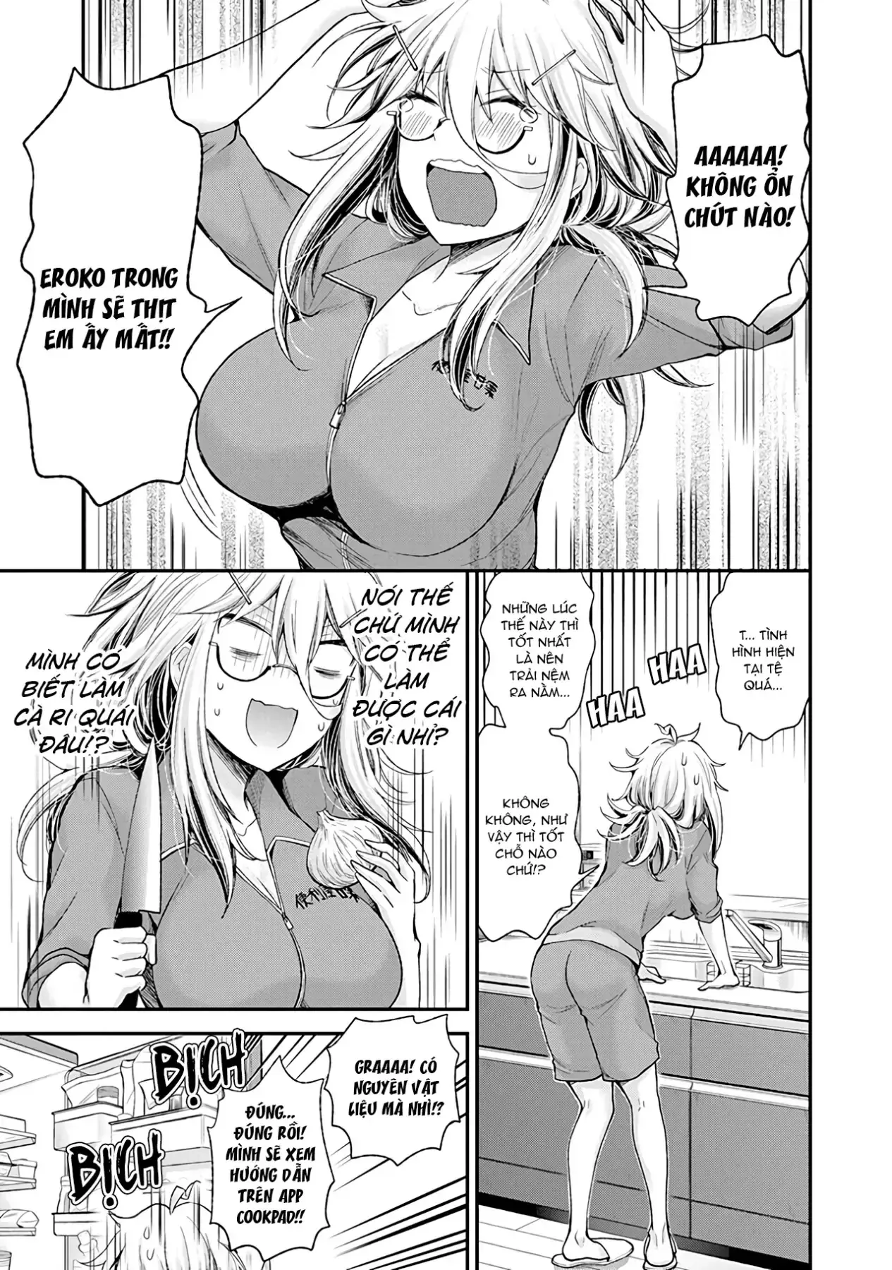 Shingeki No Eroko-San: Hen Na Oneesan Wa Danshi Kousei To Nakayoku Naritai Chapter 4 - Trang 14