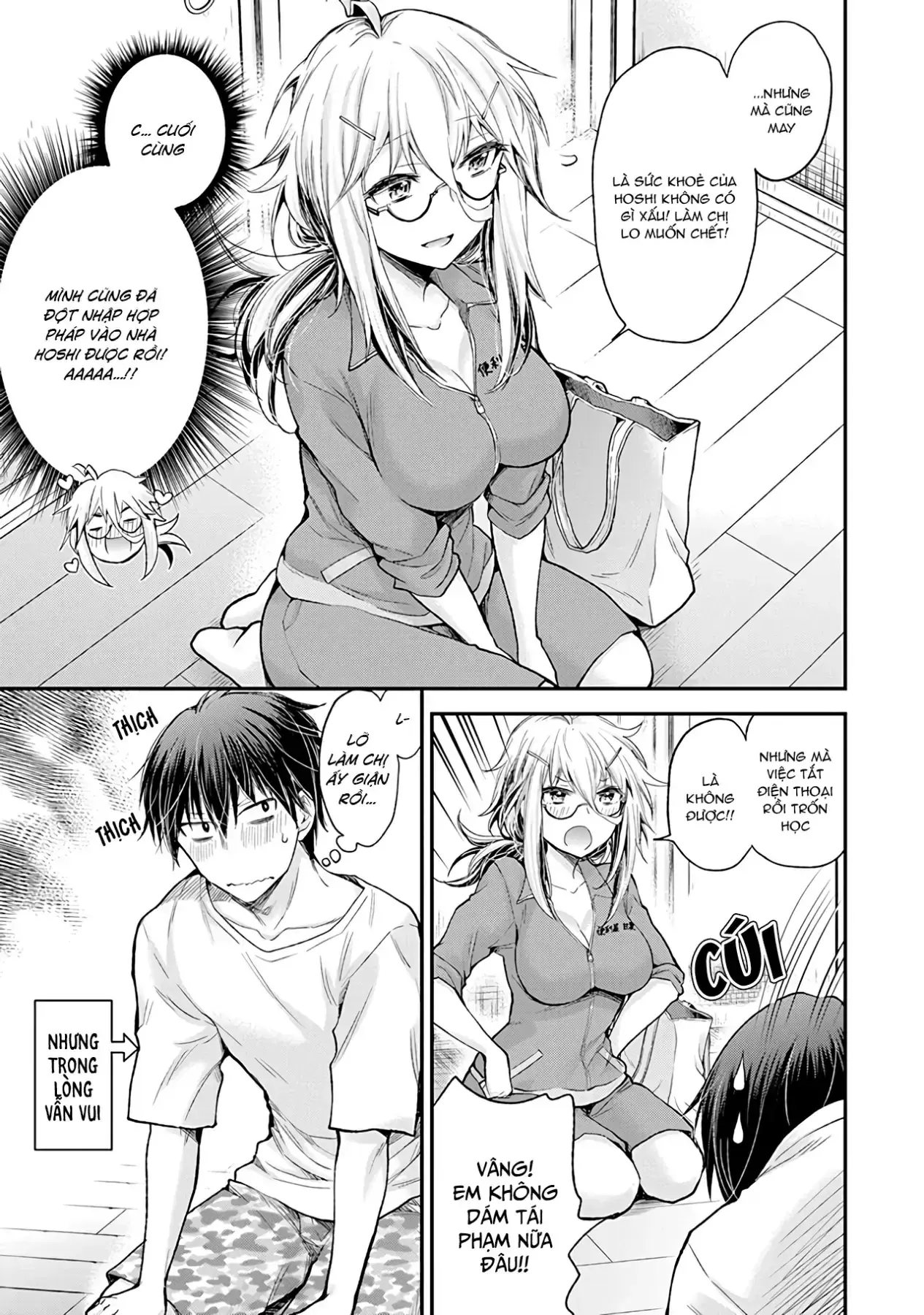 Shingeki No Eroko-San: Hen Na Oneesan Wa Danshi Kousei To Nakayoku Naritai Chapter 4 - Trang 8