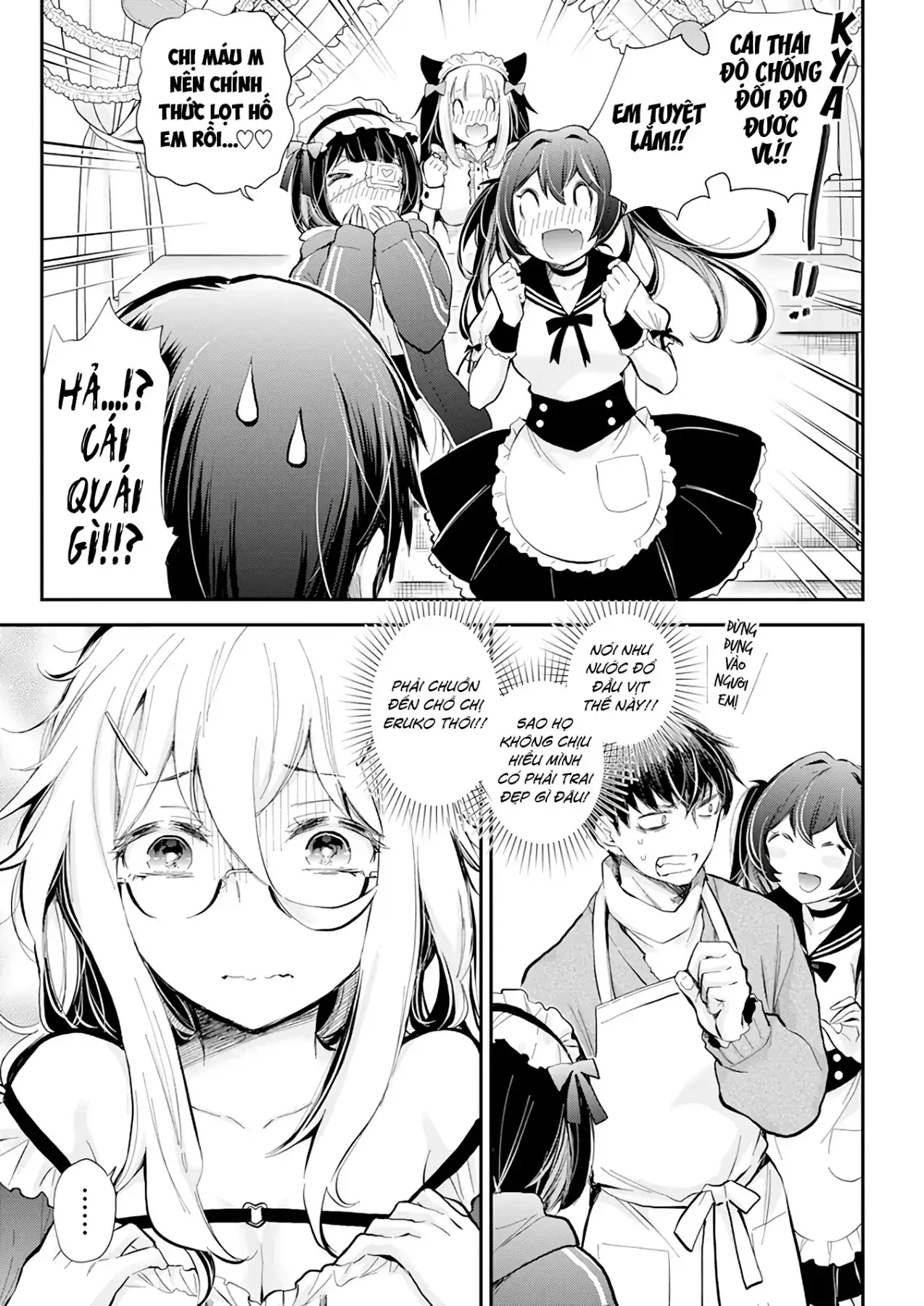 Shingeki No Eroko-San: Hen Na Oneesan Wa Danshi Kousei To Nakayoku Naritai Chapter 41 - Trang 10