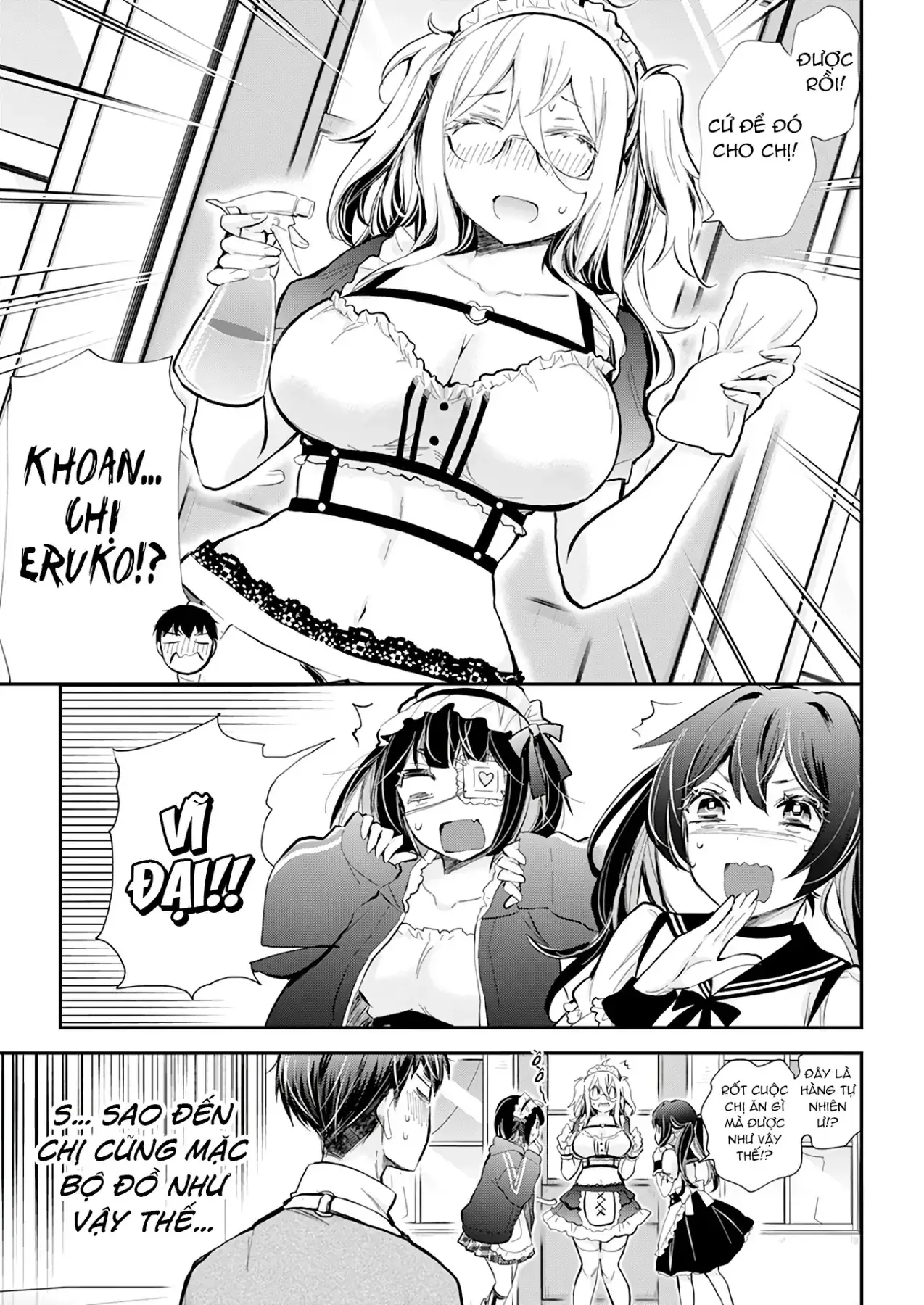 Shingeki No Eroko-San: Hen Na Oneesan Wa Danshi Kousei To Nakayoku Naritai Chapter 41 - Trang 12