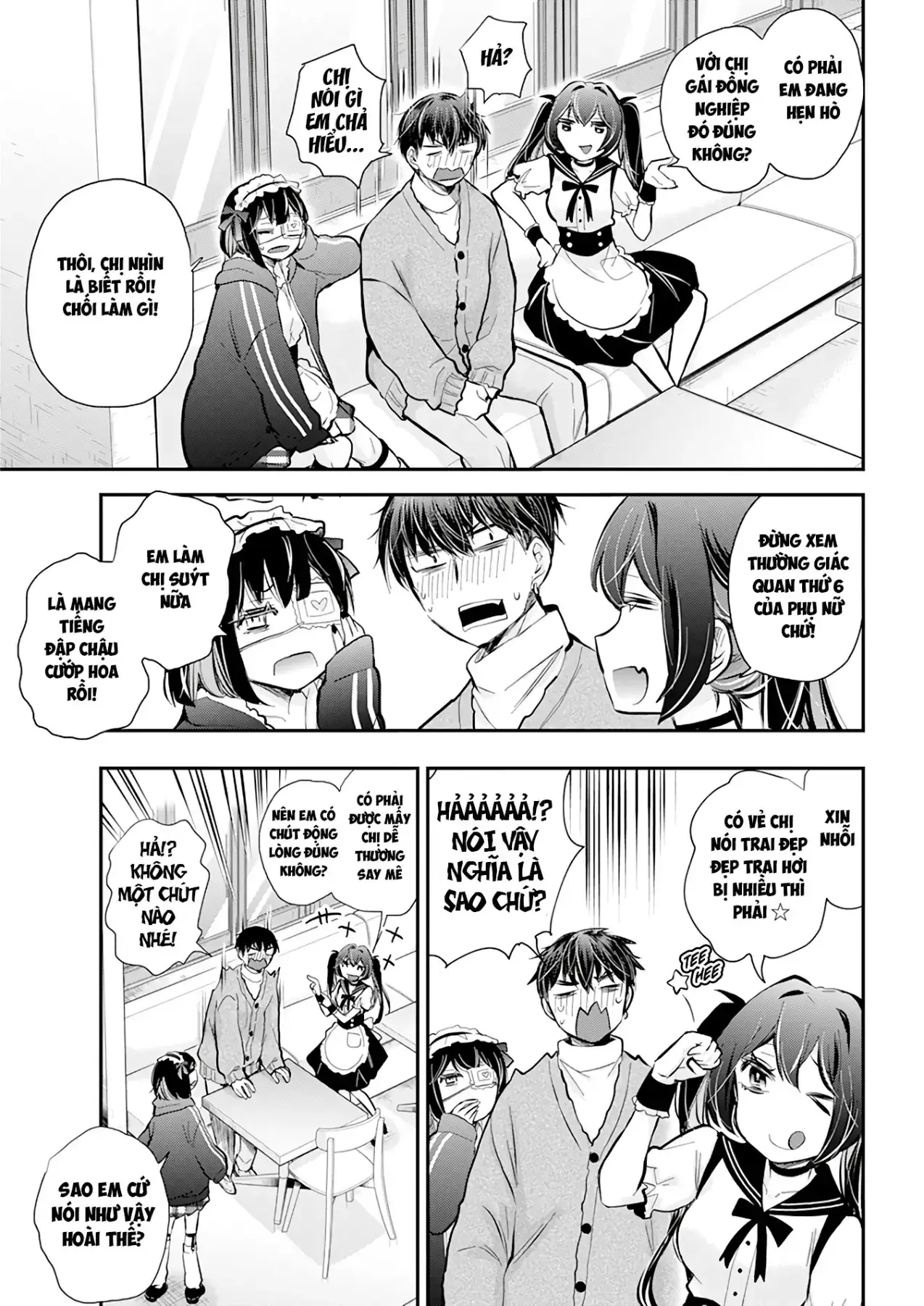 Shingeki No Eroko-San: Hen Na Oneesan Wa Danshi Kousei To Nakayoku Naritai Chapter 42 - Trang 14