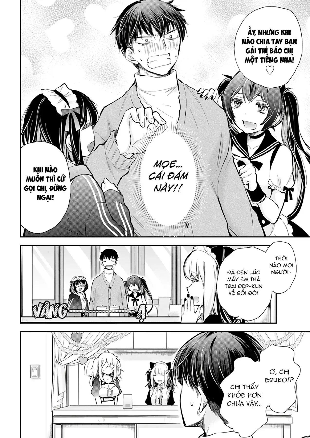Shingeki No Eroko-San: Hen Na Oneesan Wa Danshi Kousei To Nakayoku Naritai Chapter 42 - Trang 15