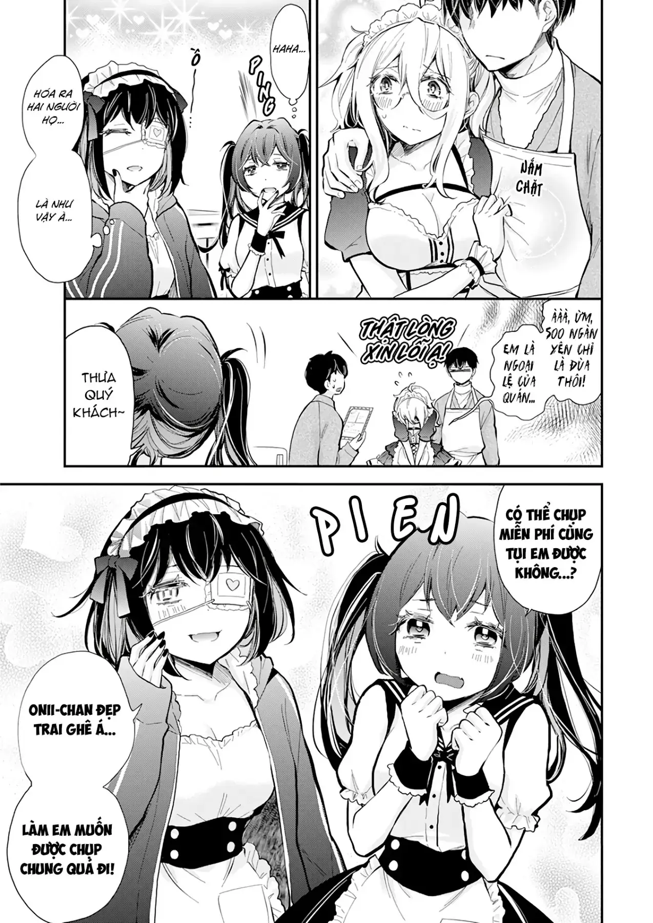 Shingeki No Eroko-San: Hen Na Oneesan Wa Danshi Kousei To Nakayoku Naritai Chapter 42 - Trang 4