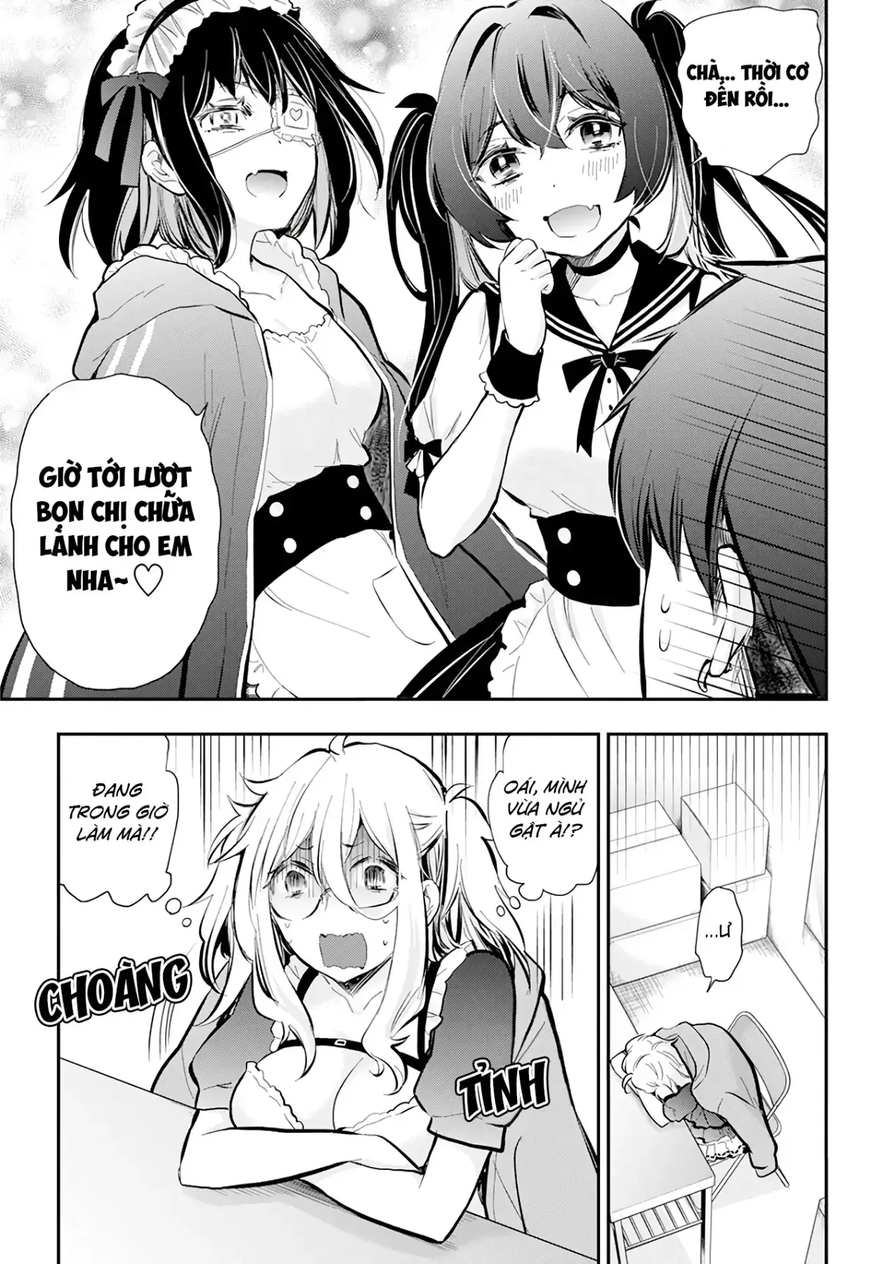 Shingeki No Eroko-San: Hen Na Oneesan Wa Danshi Kousei To Nakayoku Naritai Chapter 42 - Trang 8
