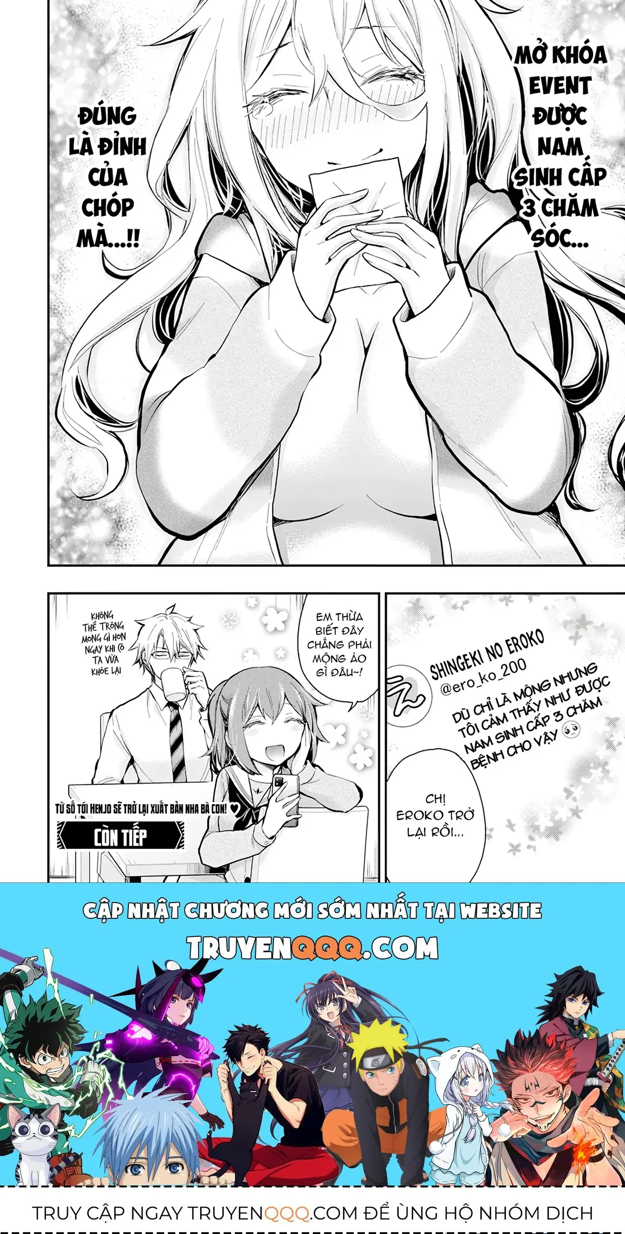 Shingeki No Eroko-San: Hen Na Oneesan Wa Danshi Kousei To Nakayoku Naritai Chapter 43 - Trang 22