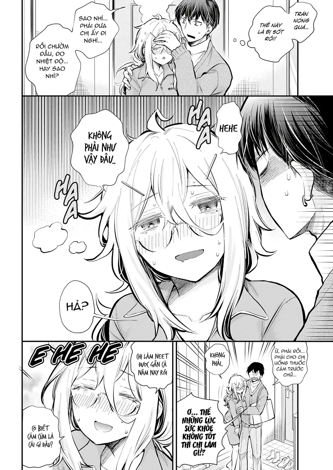 Shingeki No Eroko-San: Hen Na Oneesan Wa Danshi Kousei To Nakayoku Naritai Chapter 43 - Trang 4
