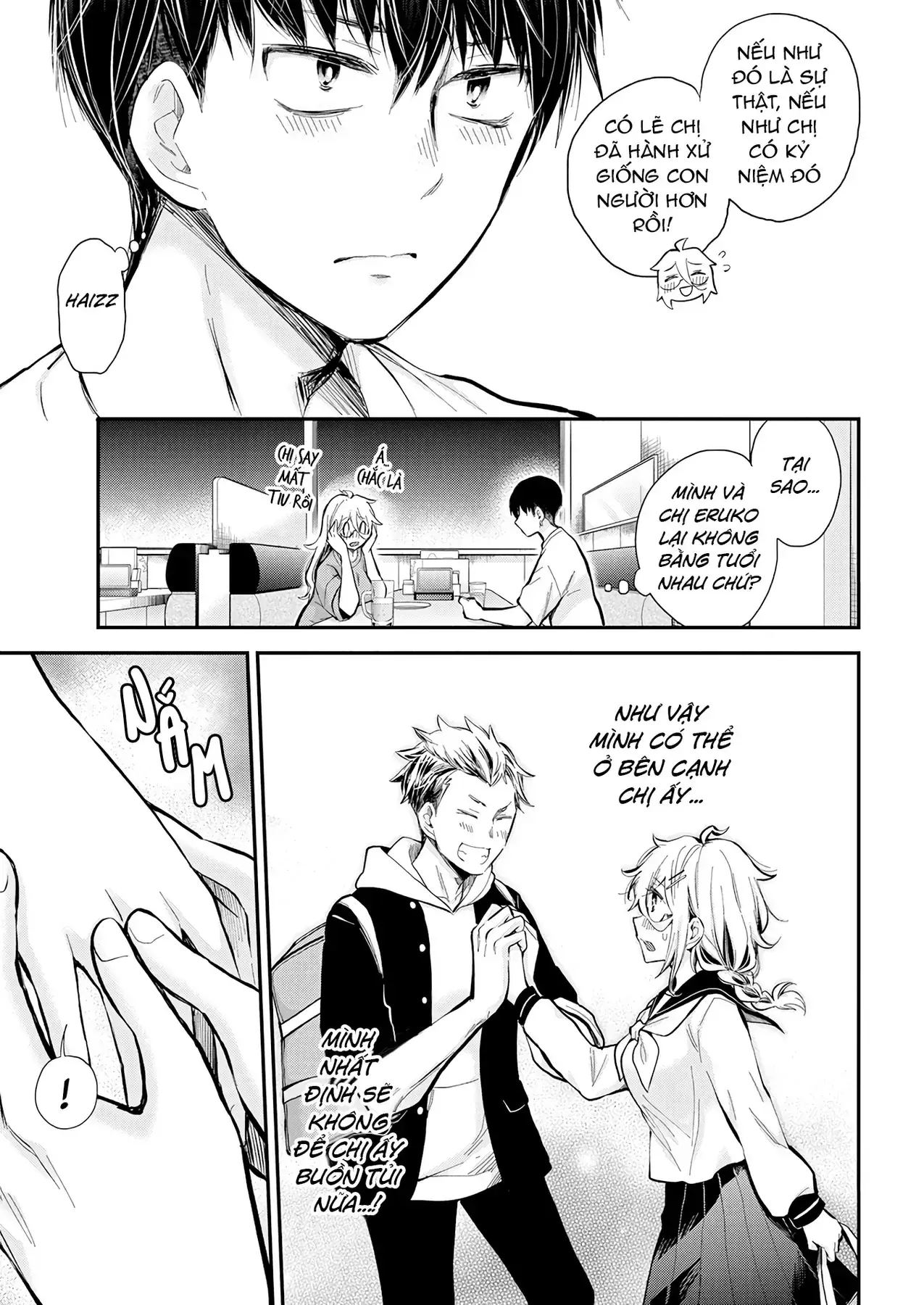Shingeki No Eroko-San: Hen Na Oneesan Wa Danshi Kousei To Nakayoku Naritai Chapter 44 - Trang 17
