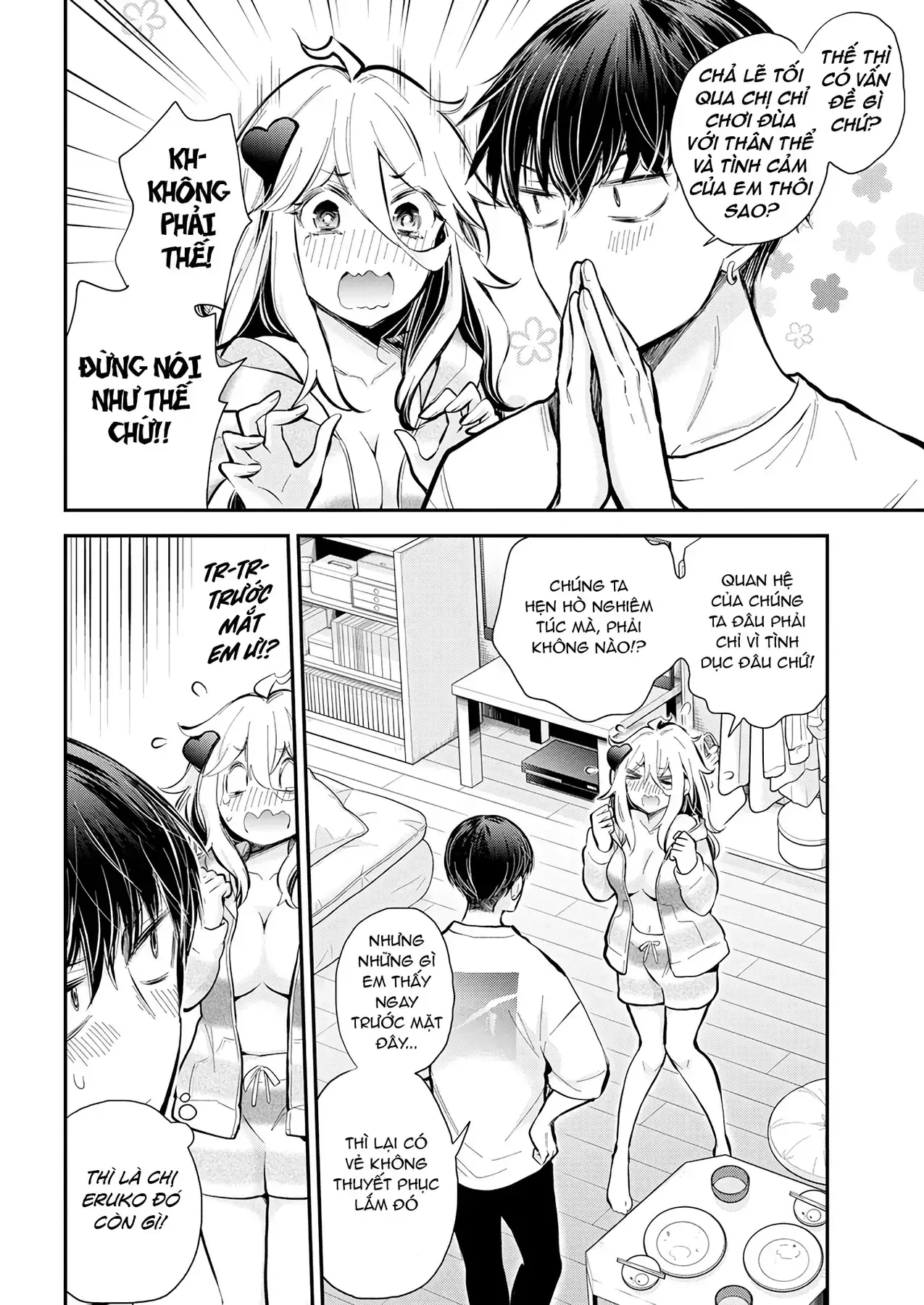Shingeki No Eroko-San: Hen Na Oneesan Wa Danshi Kousei To Nakayoku Naritai Chapter 44 - Trang 6