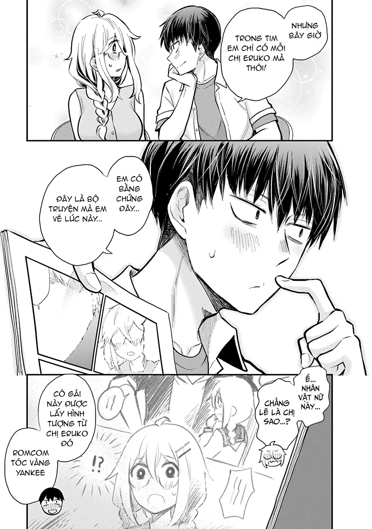 Shingeki No Eroko-San: Hen Na Oneesan Wa Danshi Kousei To Nakayoku Naritai Chapter 48 - Trang 12
