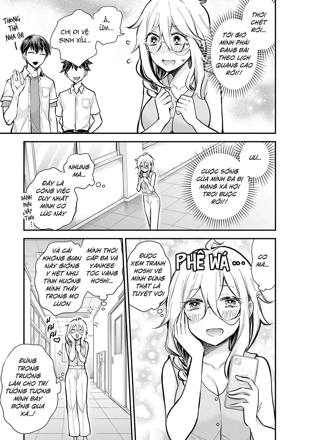 Shingeki No Eroko-San: Hen Na Oneesan Wa Danshi Kousei To Nakayoku Naritai Chapter 48 - Trang 16