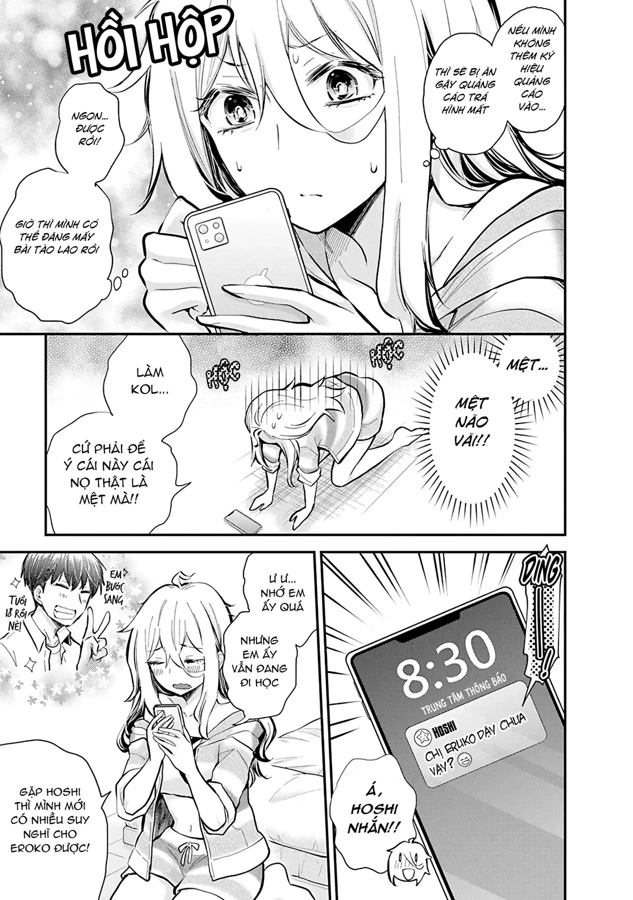 Shingeki No Eroko-San: Hen Na Oneesan Wa Danshi Kousei To Nakayoku Naritai Chapter 48 - Trang 4