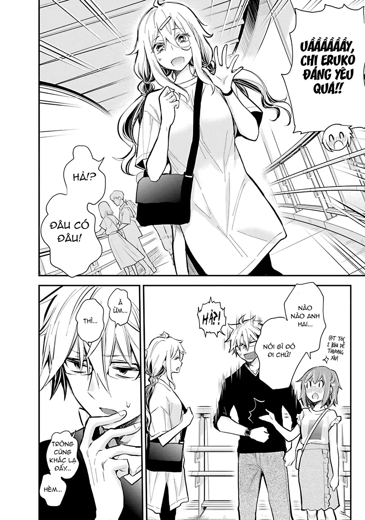Shingeki No Eroko-San: Hen Na Oneesan Wa Danshi Kousei To Nakayoku Naritai Chapter 49 - Trang 15