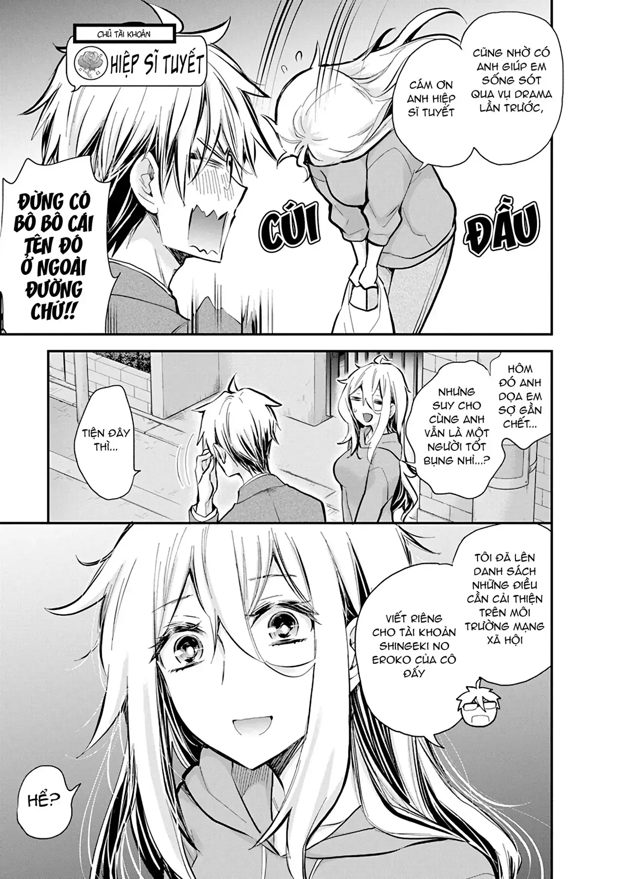 Shingeki No Eroko-San: Hen Na Oneesan Wa Danshi Kousei To Nakayoku Naritai Chapter 49 - Trang 6