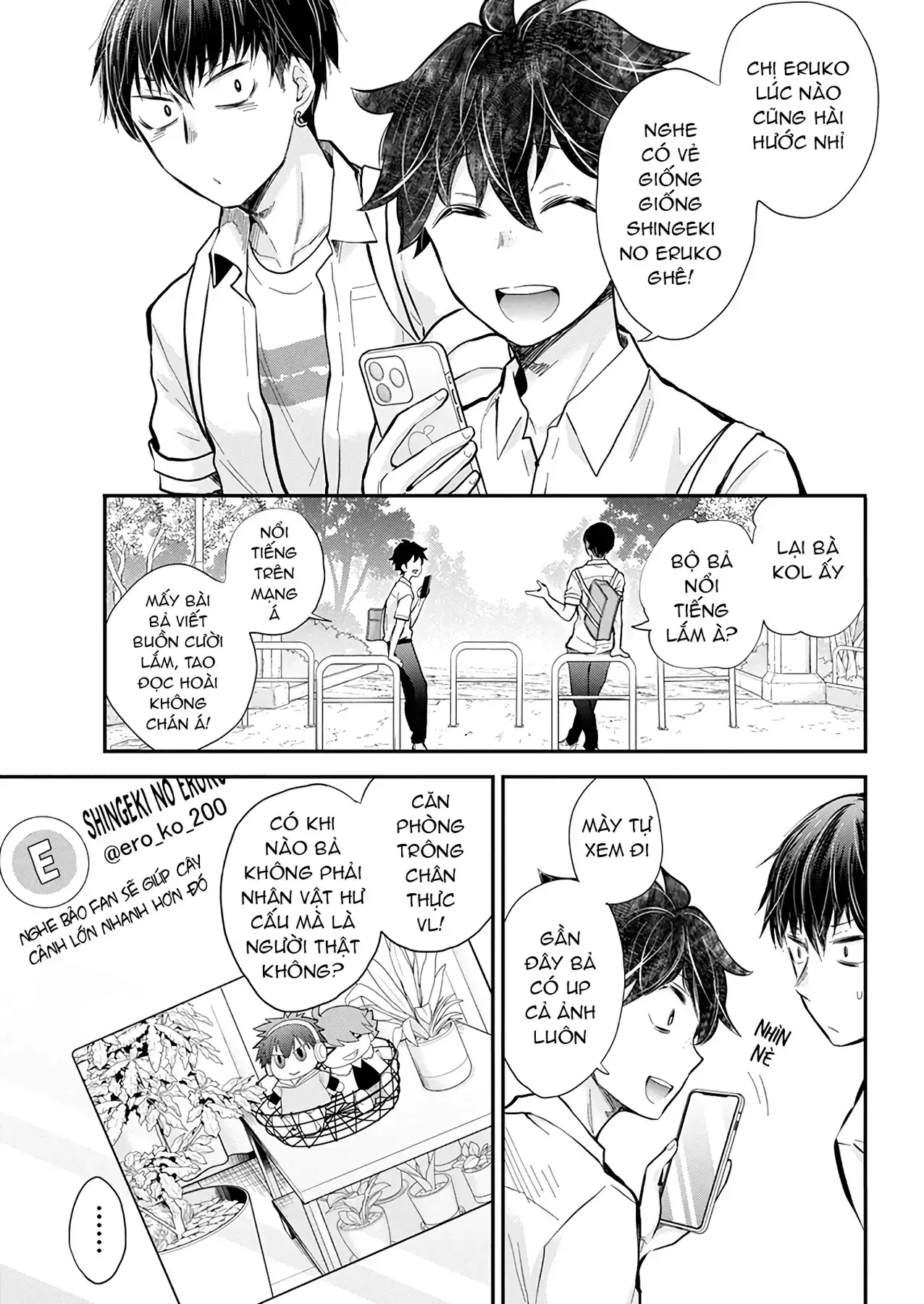Shingeki No Eroko-San: Hen Na Oneesan Wa Danshi Kousei To Nakayoku Naritai Chapter 51 - Trang 22