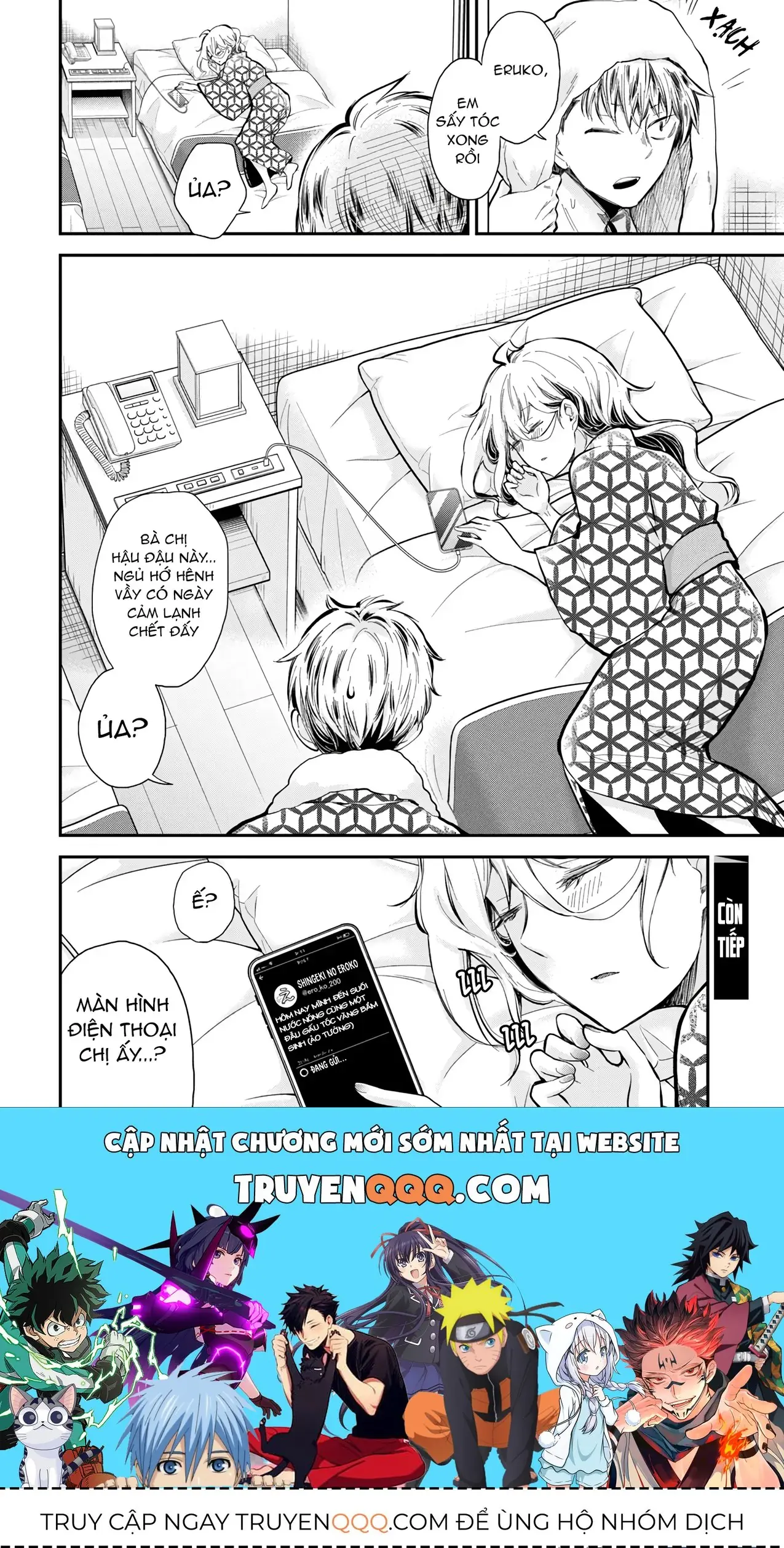 Shingeki No Eroko-San: Hen Na Oneesan Wa Danshi Kousei To Nakayoku Naritai Chapter 52 - Trang 21