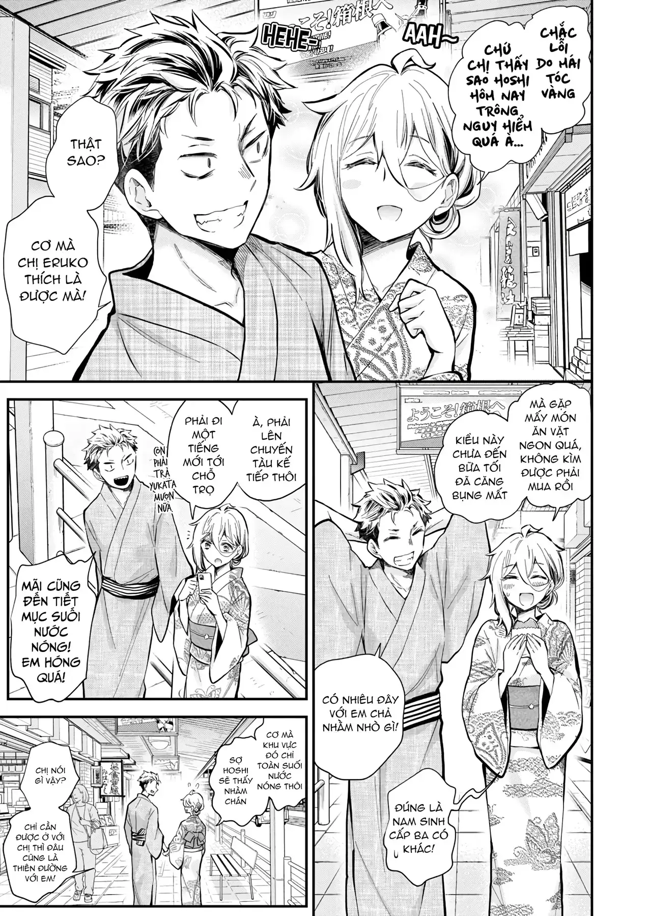 Shingeki No Eroko-San: Hen Na Oneesan Wa Danshi Kousei To Nakayoku Naritai Chapter 52 - Trang 8