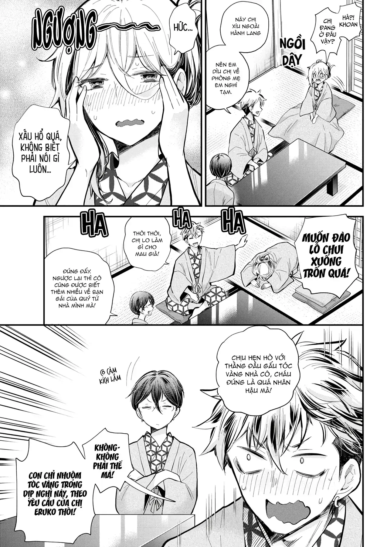 Shingeki No Eroko-San: Hen Na Oneesan Wa Danshi Kousei To Nakayoku Naritai Chapter 53 - Trang 16