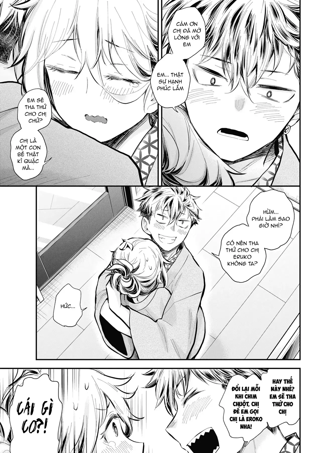 Shingeki No Eroko-San: Hen Na Oneesan Wa Danshi Kousei To Nakayoku Naritai Chapter 54 - Trang 10