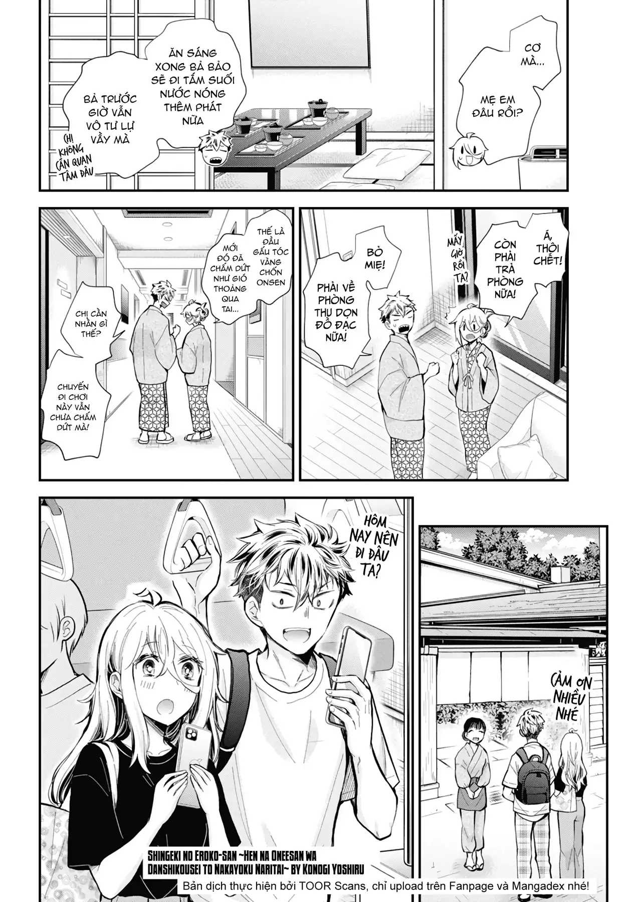Shingeki No Eroko-San: Hen Na Oneesan Wa Danshi Kousei To Nakayoku Naritai Chapter 54 - Trang 11