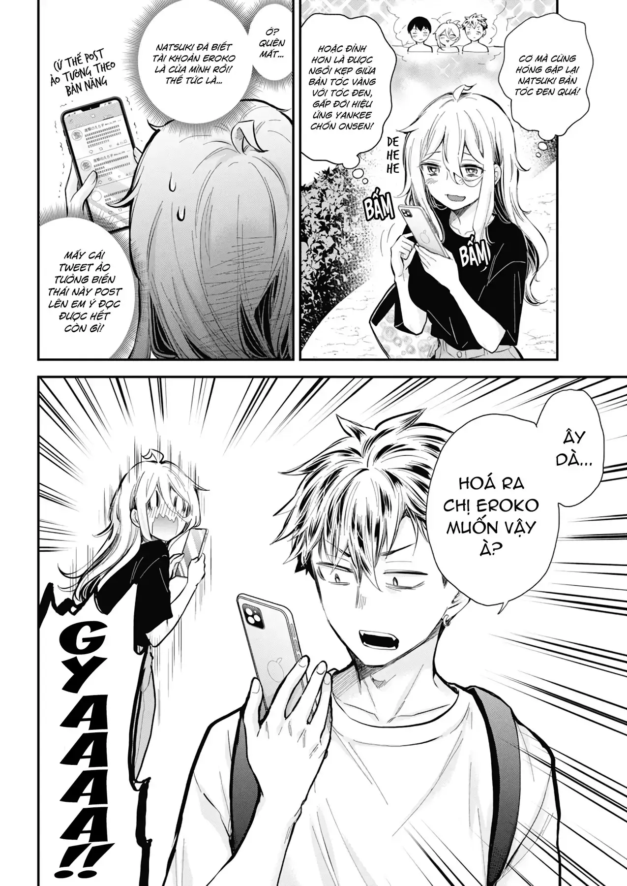 Shingeki No Eroko-San: Hen Na Oneesan Wa Danshi Kousei To Nakayoku Naritai Chapter 54 - Trang 13