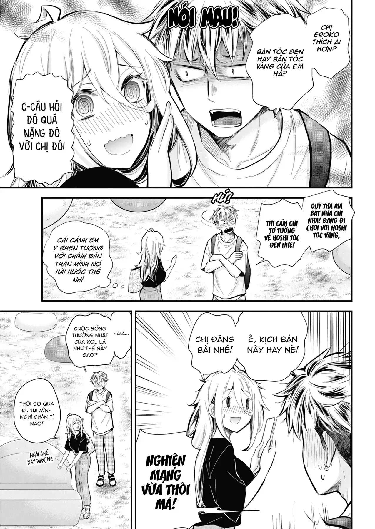Shingeki No Eroko-San: Hen Na Oneesan Wa Danshi Kousei To Nakayoku Naritai Chapter 54 - Trang 14