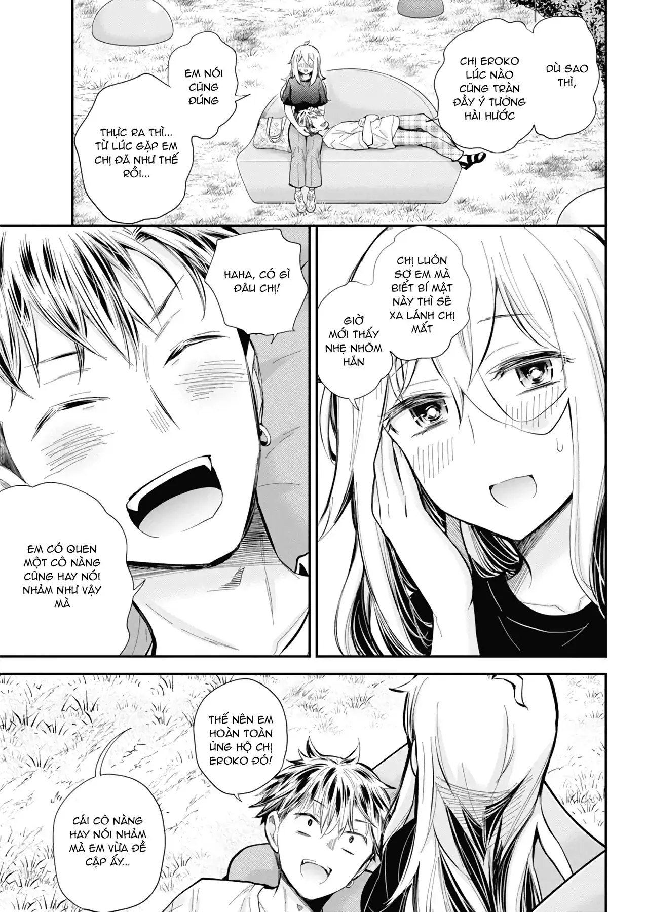 Shingeki No Eroko-San: Hen Na Oneesan Wa Danshi Kousei To Nakayoku Naritai Chapter 54 - Trang 16