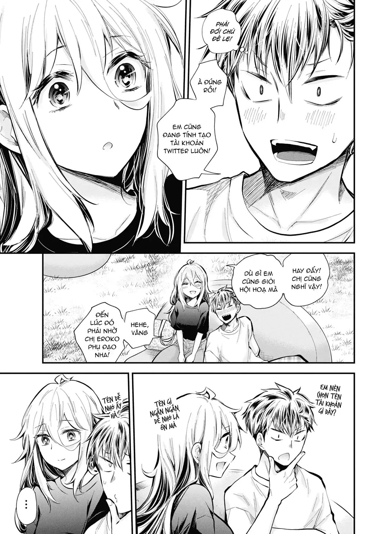 Shingeki No Eroko-San: Hen Na Oneesan Wa Danshi Kousei To Nakayoku Naritai Chapter 54 - Trang 18