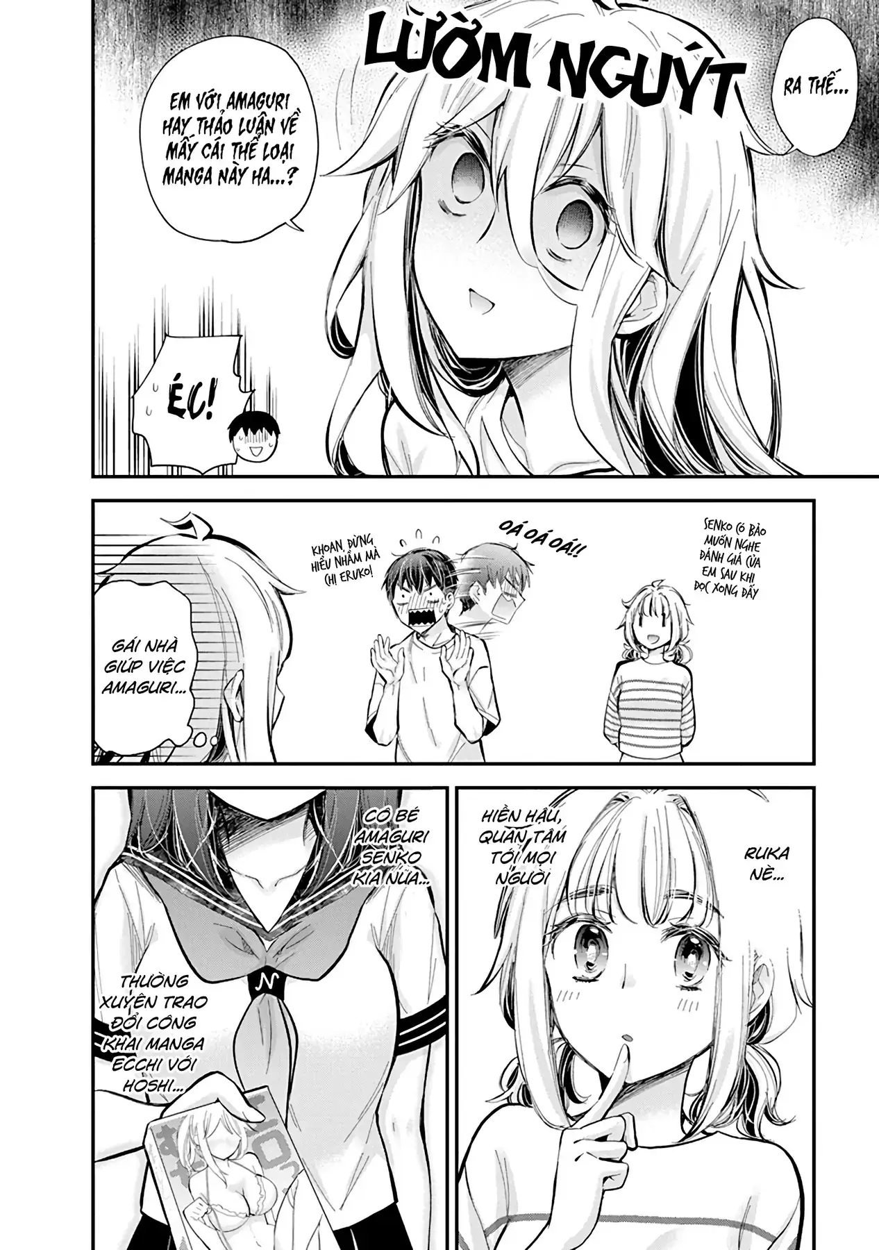 Shingeki No Eroko-San: Hen Na Oneesan Wa Danshi Kousei To Nakayoku Naritai Chapter 55 - Trang 11