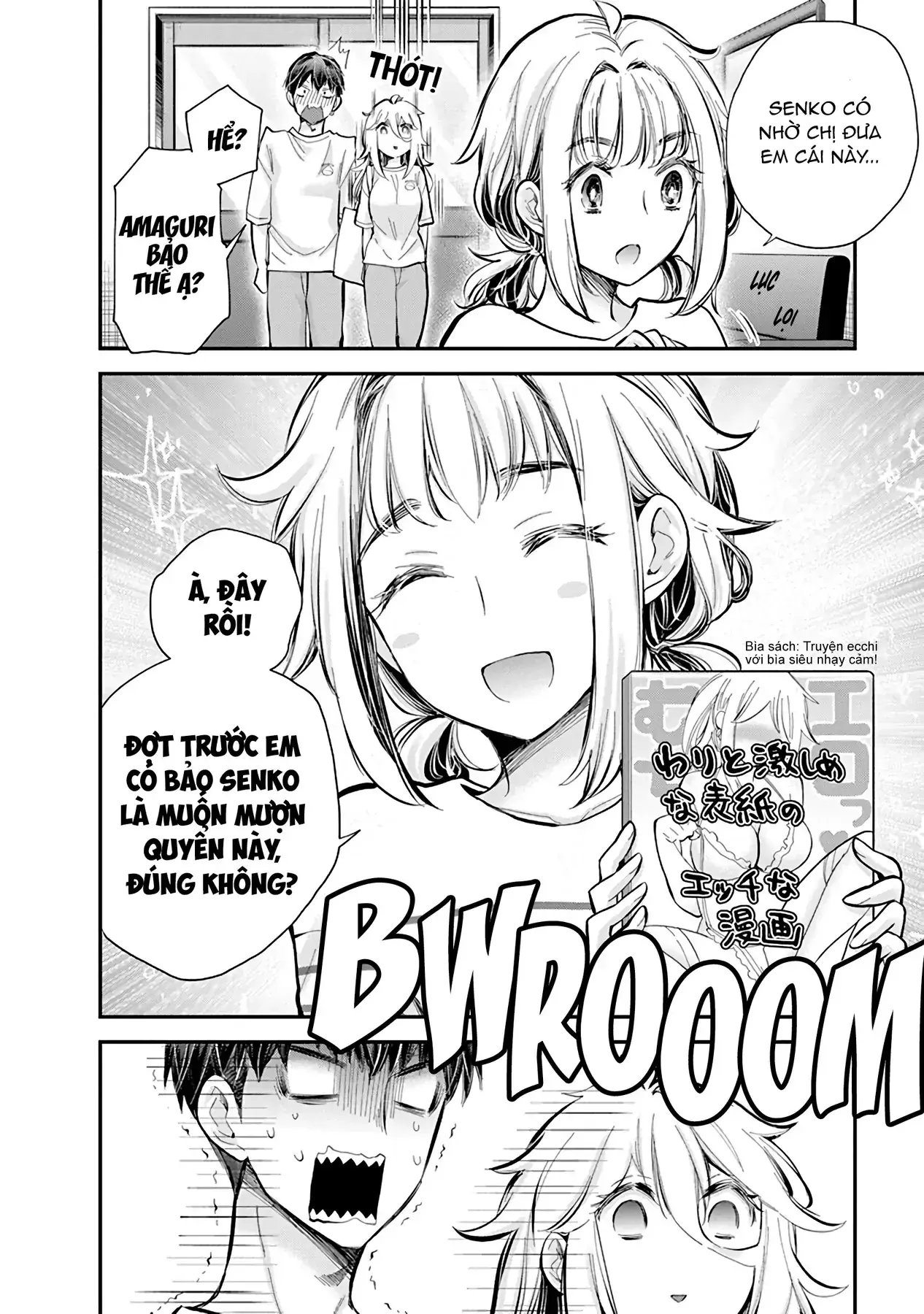 Shingeki No Eroko-San: Hen Na Oneesan Wa Danshi Kousei To Nakayoku Naritai Chapter 55 - Trang 9