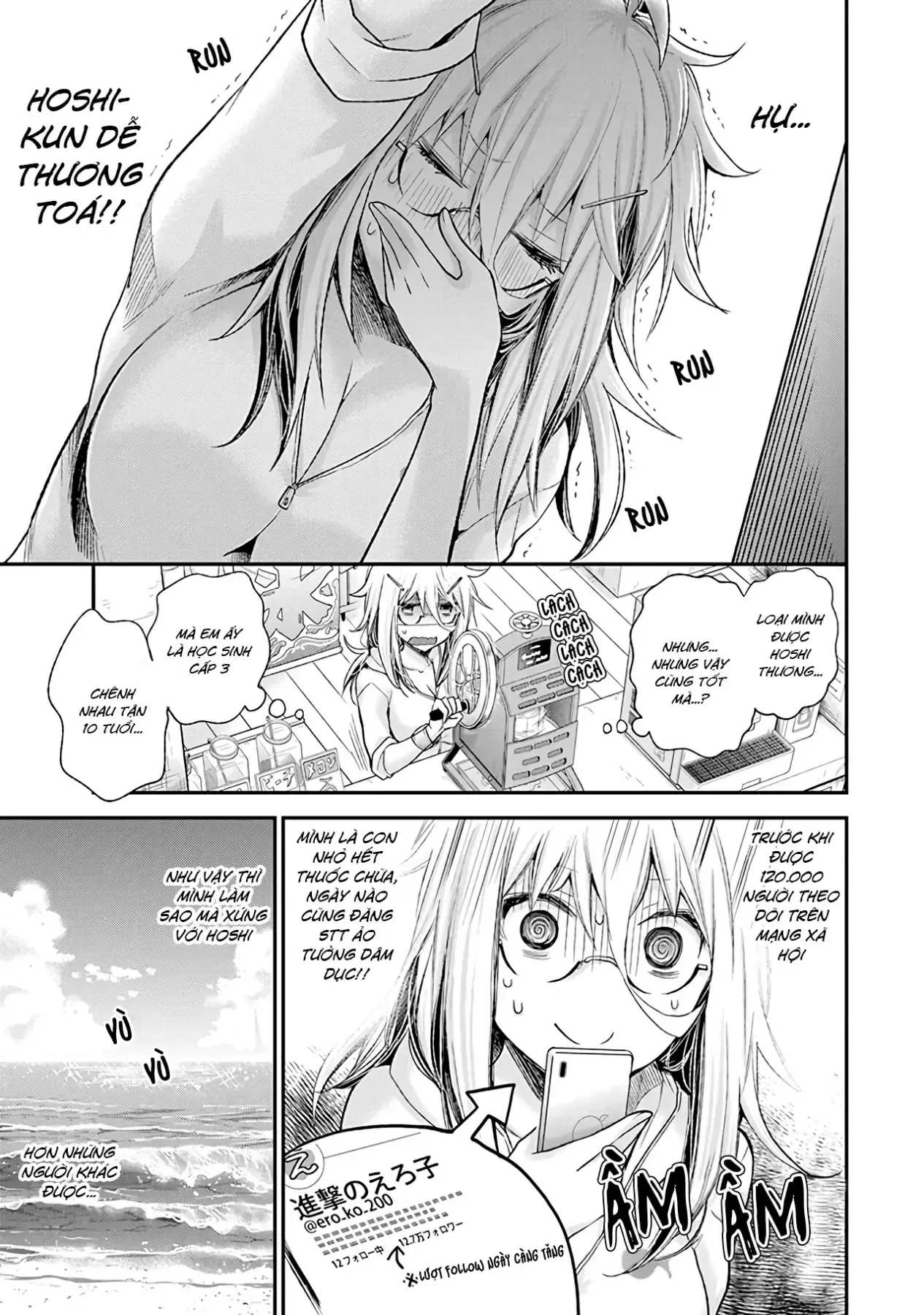 Shingeki No Eroko-San: Hen Na Oneesan Wa Danshi Kousei To Nakayoku Naritai Chapter 6 - Trang 10